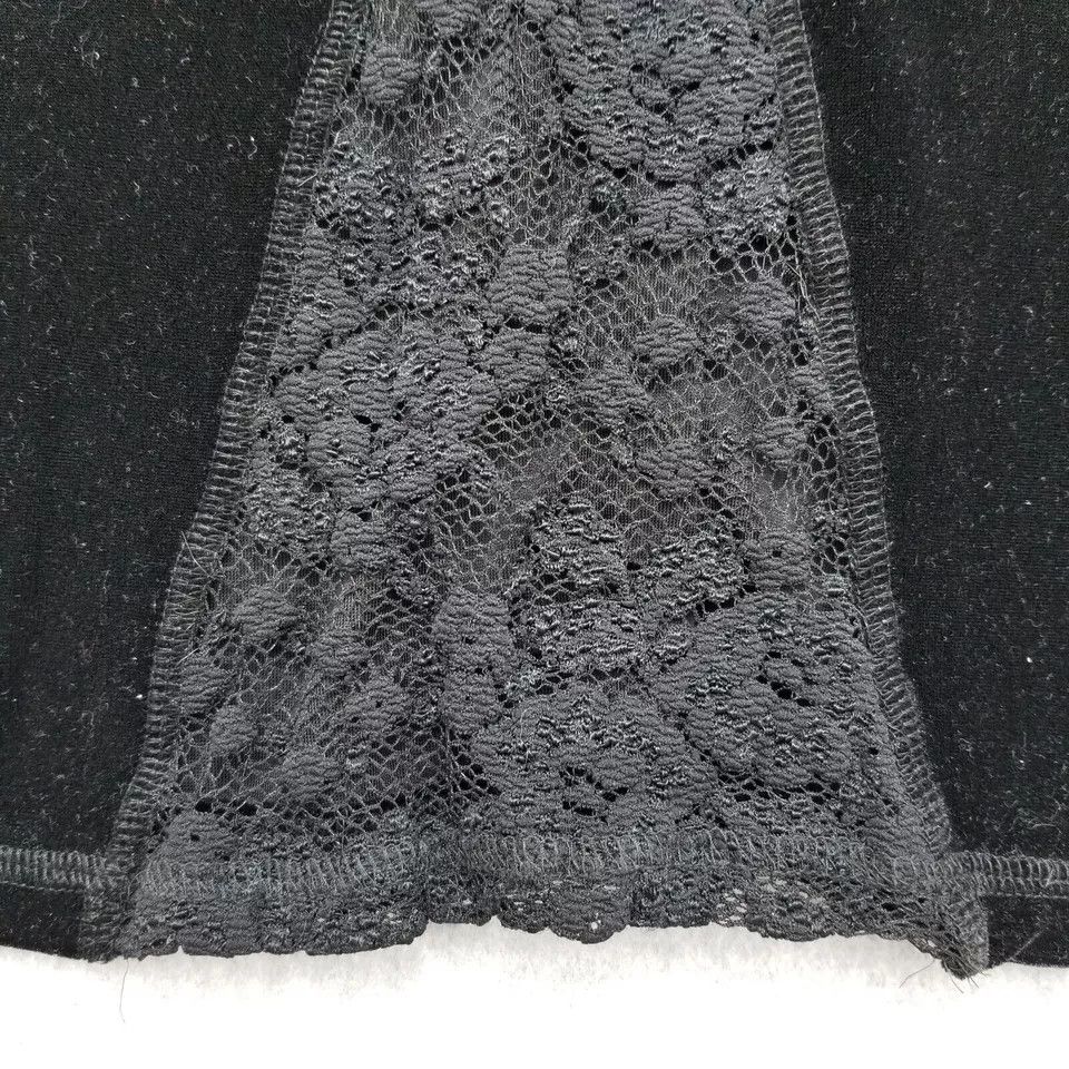 Casadei Casadei Skirt Womens Medium Black Velour Long 30x31 Size 30" / US 8 / IT 44 - 2 Thumbnail