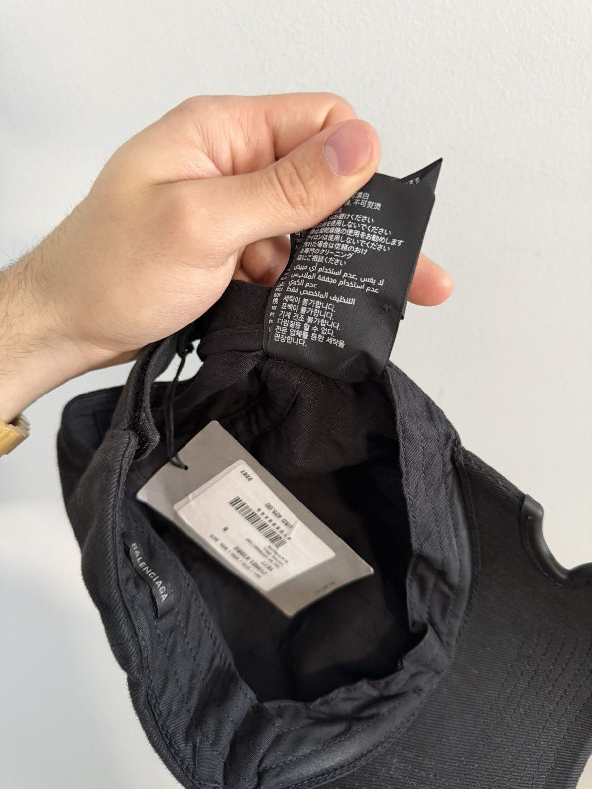 Balenciaga Balenciaga “Be Different” Hat Black Size ONE SIZE - 3 Thumbnail