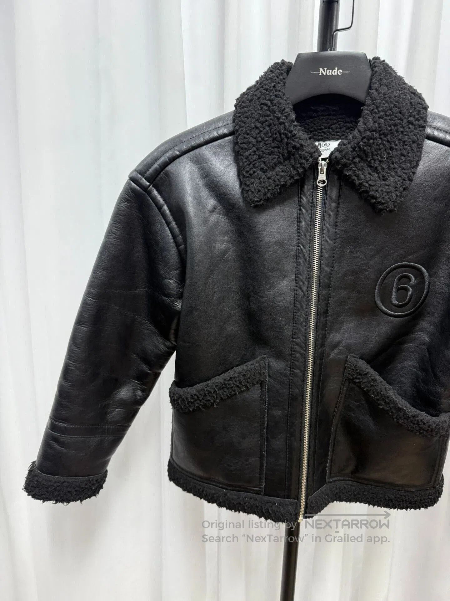 Maison Margiela maison margiela mm6 shearling jacket size 10. Size M / US 6-8 / IT 42-44 - 3 Thumbnail