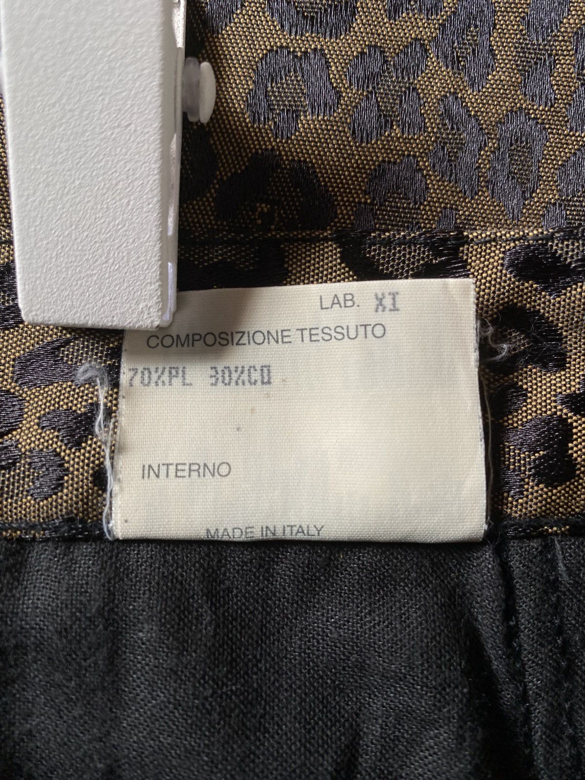 Fendi Vintage Fendi Jeans Leopard Skirt Size 22" - 6 Thumbnail