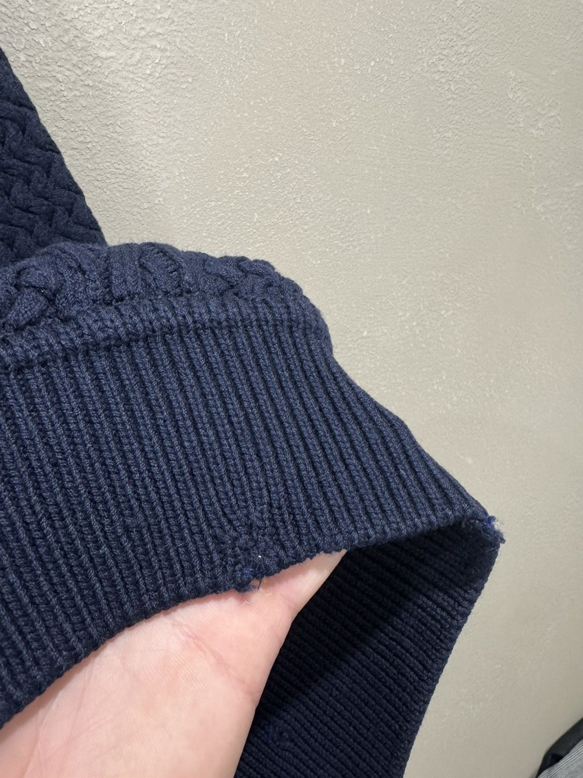 Paul & Shark Paul and Shark Yachting Wool Cableknit Sweater Mens Large Size US XL / EU 56 / 4 - 4 Thumbnail
