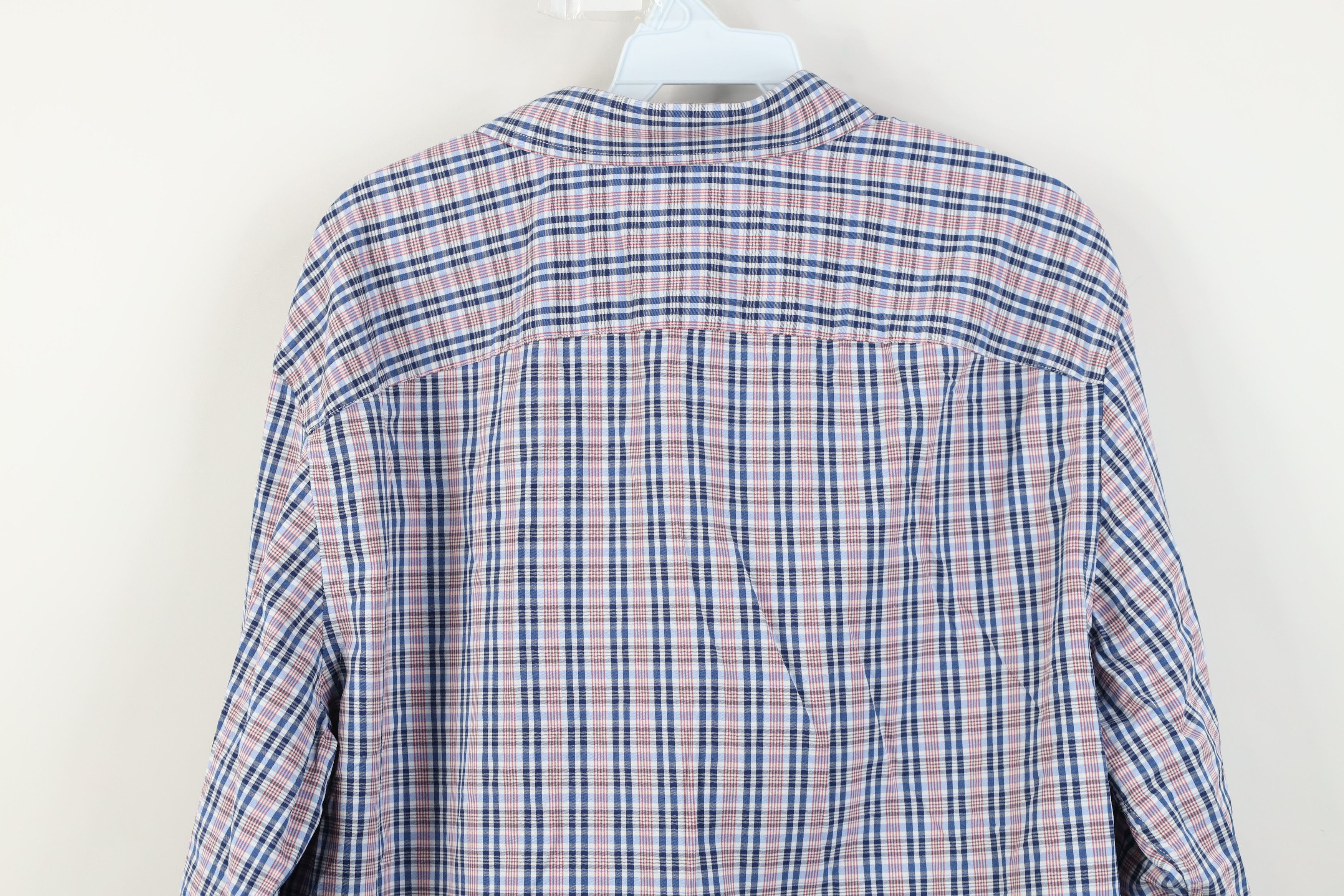 UNTUCKit Untuckit Slim Fit Stretch Collared Button Down Shirt Plaid Size US XL / EU 56 / 4 - 10 Thumbnail
