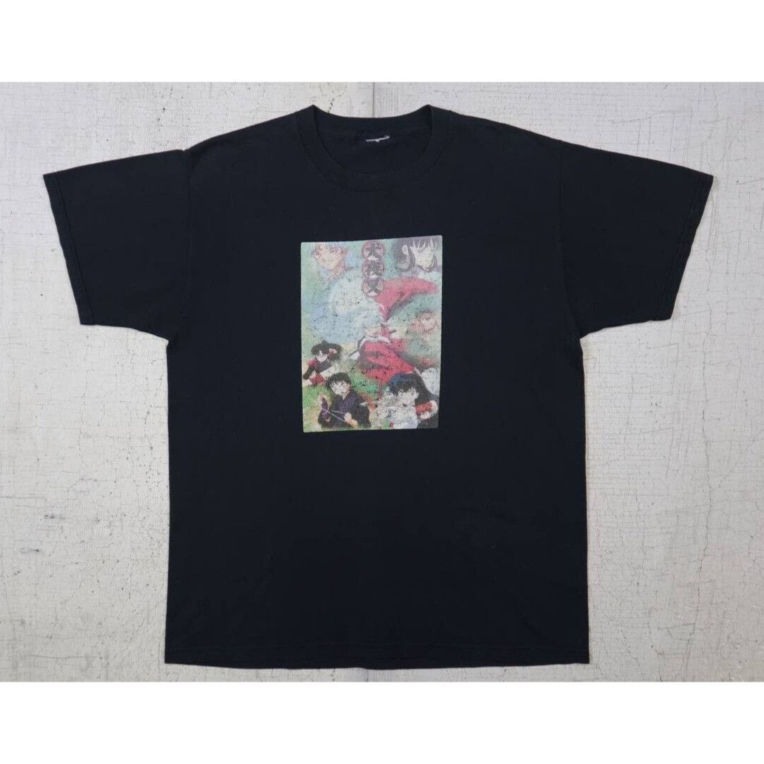 Vintage Vintage Inuyasha Anime Black T Shirt Size Large Size US L / EU 52-54 / 3 - 2 Thumbnail