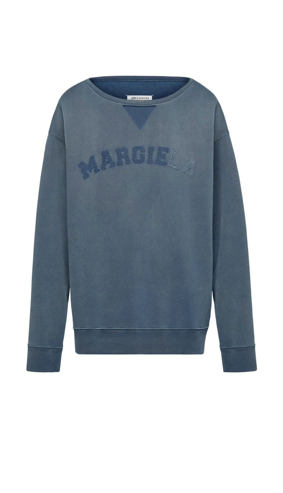 Maison Margiela $1.2k worn-look organic-cotton sweatshirt, M,oversized),IT Size US M / EU 48-50 / 2 - 6 Thumbnail
