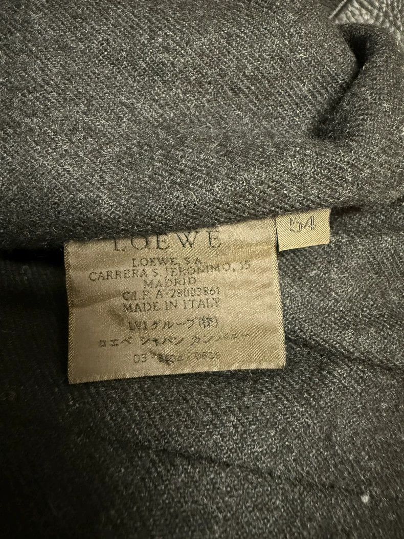 Loewe Loewe Gray suede coat Size 54L - 2 Thumbnail