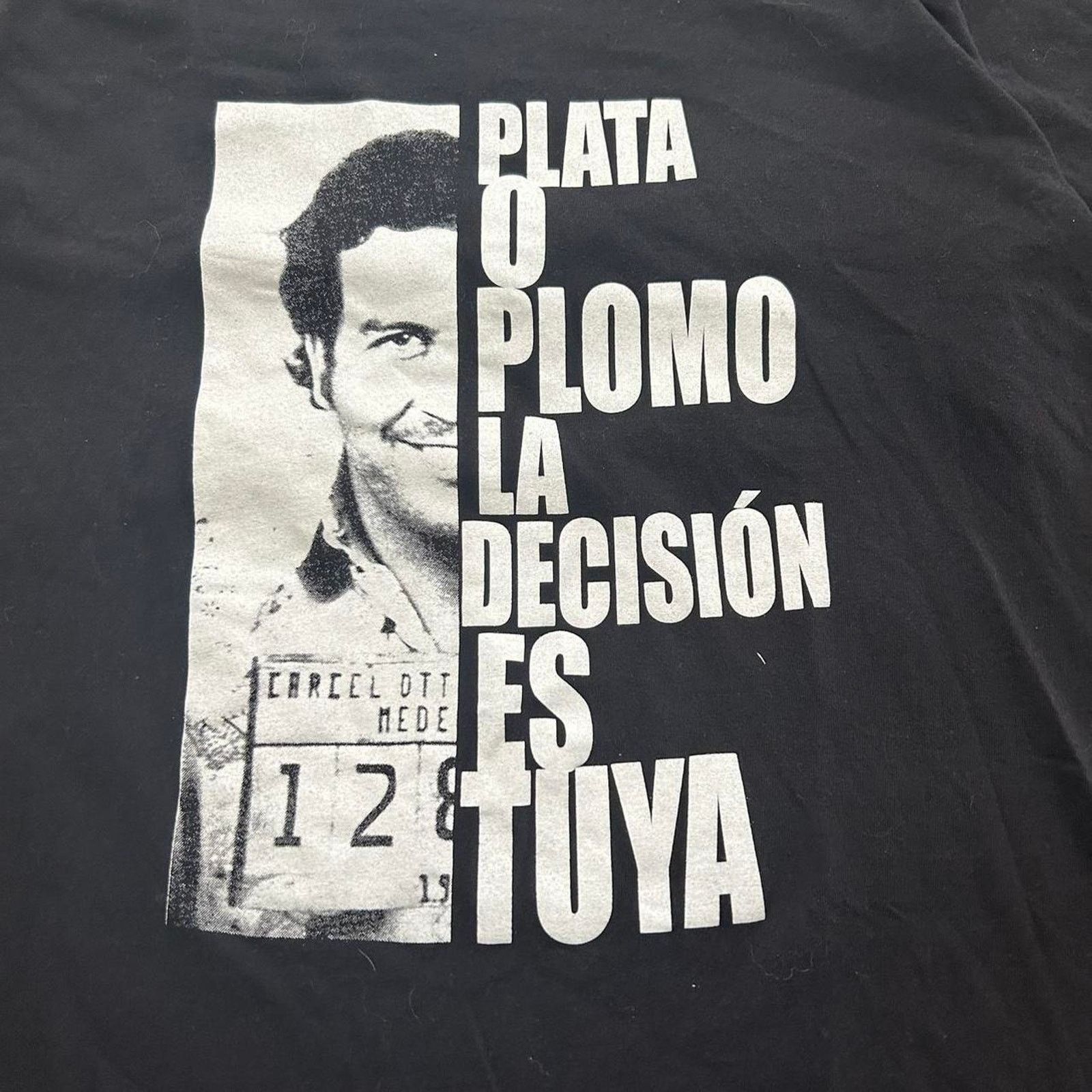 Other Take Silver or Lead Bullet Chapo Bribery Black Tee. Sz M Size US M / EU 48-50 / 2 - 2 Thumbnail