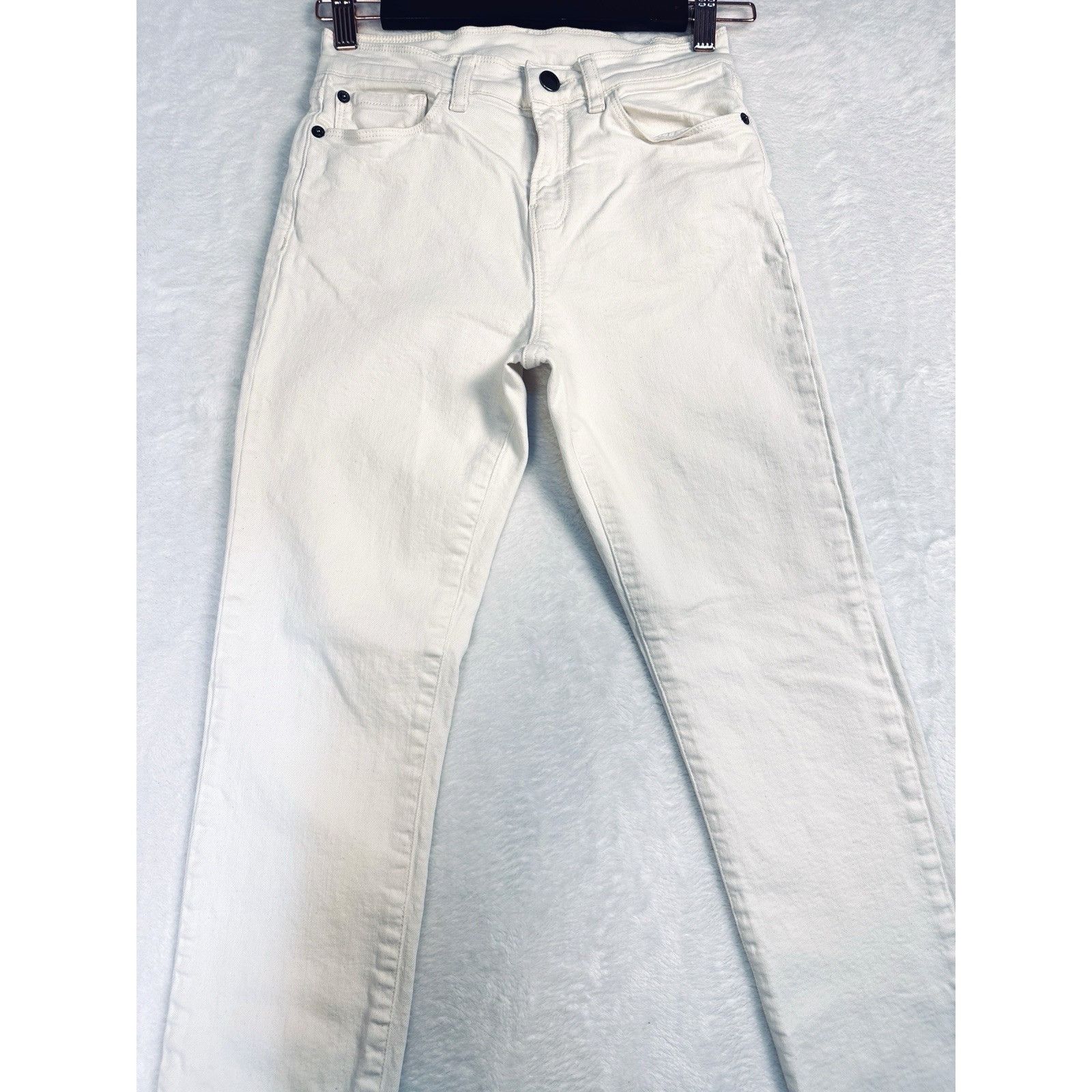 Emporio Armani Emporio Armani White Skinny Jeans Sz 25 Stretch Denim Slim Size 25" / US 0 / IT 36 - 4 Thumbnail