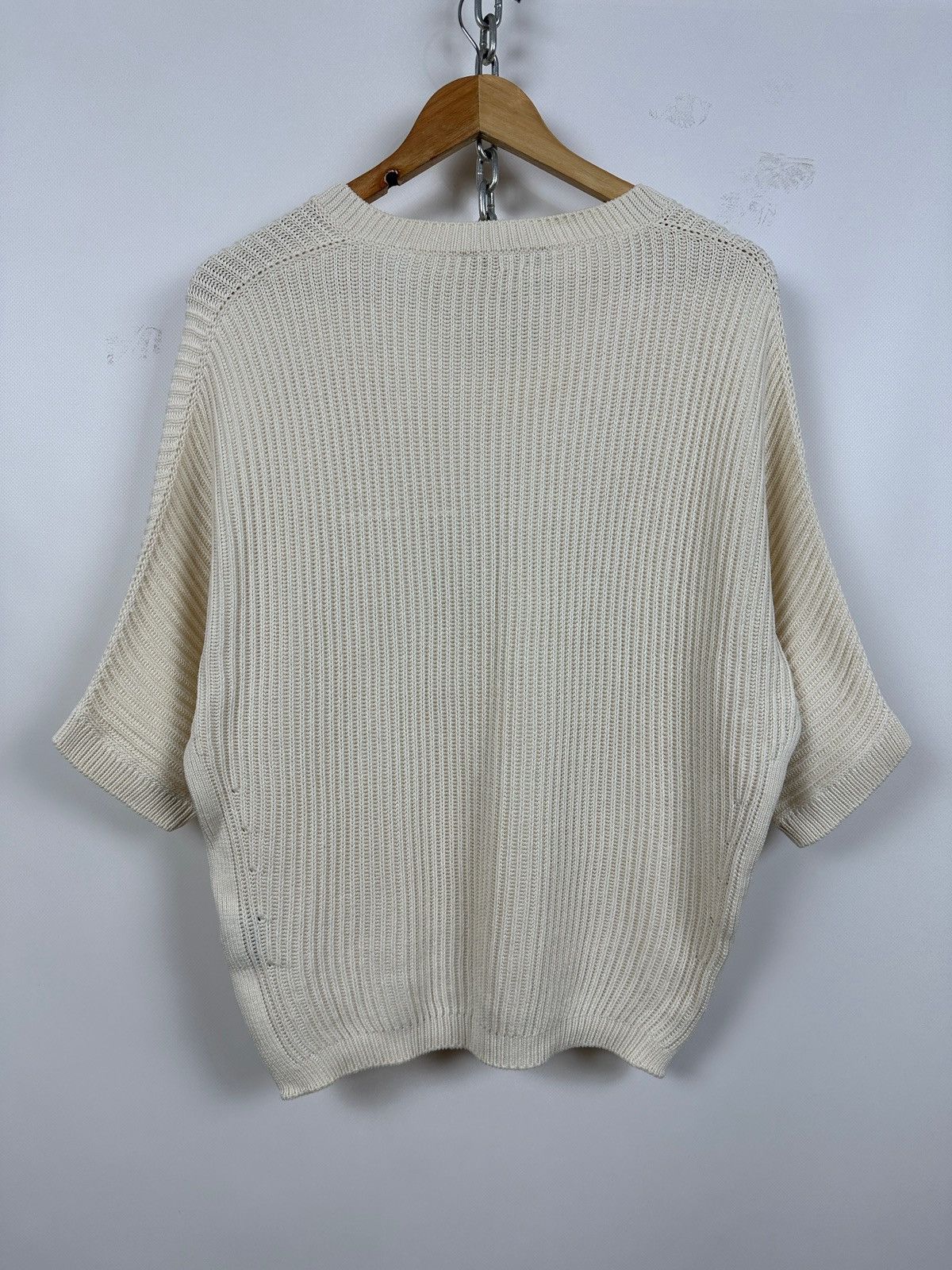 Loro Piana Loro Piana Silk/Cotton 3/4 Sleeve Knit Jumper Sweater Size S / US 4 / IT 40 - 2 Thumbnail