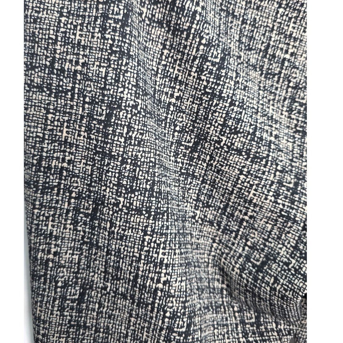 Other Hope & Harlow Elastic Waist Black Tweed looking Dress Pants Size 33" - 2 Thumbnail