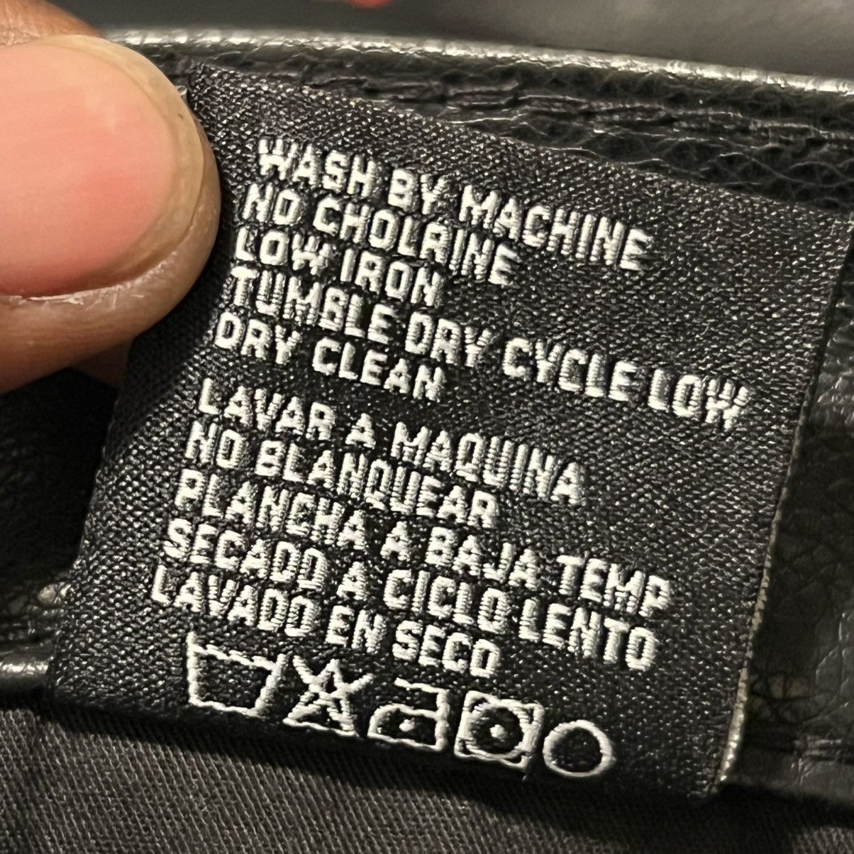 LOSTSHDWS LOSTSHDWS DRKSHDWS Sun Logo Denim Jean Pant Black Red Size US 40 / EU 56 - 9 Thumbnail