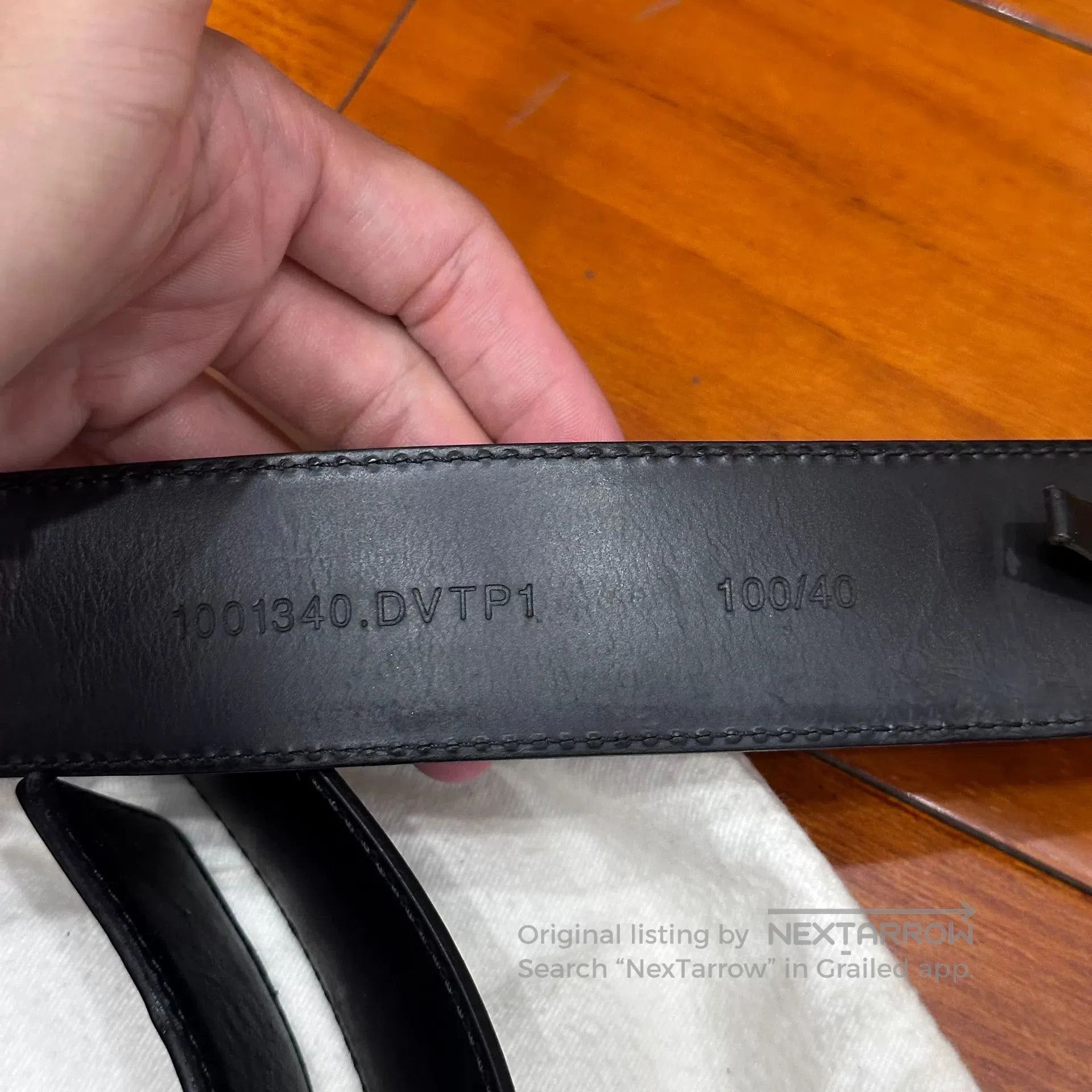 Versace Versace Medusa Black and Gold Belt. Size ONE SIZE - 4 Thumbnail