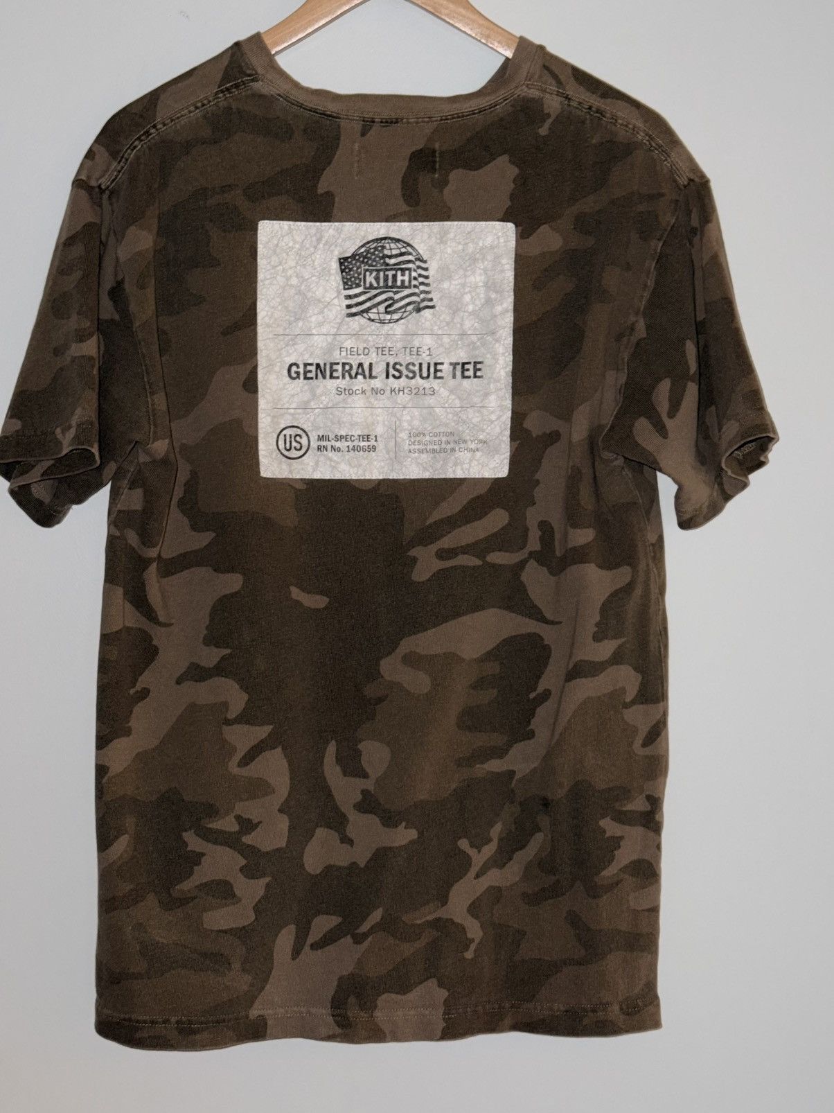 Kith KITH General Issue Tee Mens M Camo Graphic T Shirt Size US M / EU 48-50 / 2 - 2 Thumbnail