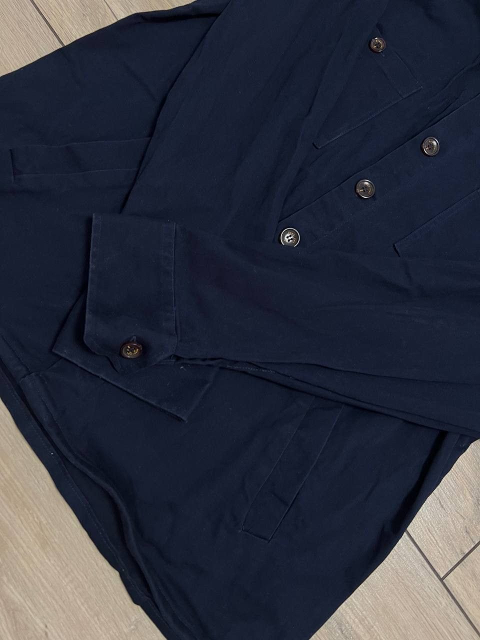 Percival Percival Wellington Over Shirt WorkShirt Navy Blue XL Size US XL / EU 56 / 4 - 3 Thumbnail