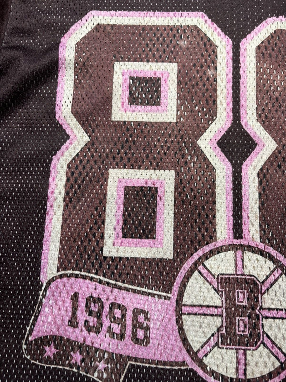 Japanese Brand Vintage style rare Brooklyn 88 brown pink football jersey Size US L / EU 52-54 / 3 - 8 Thumbnail