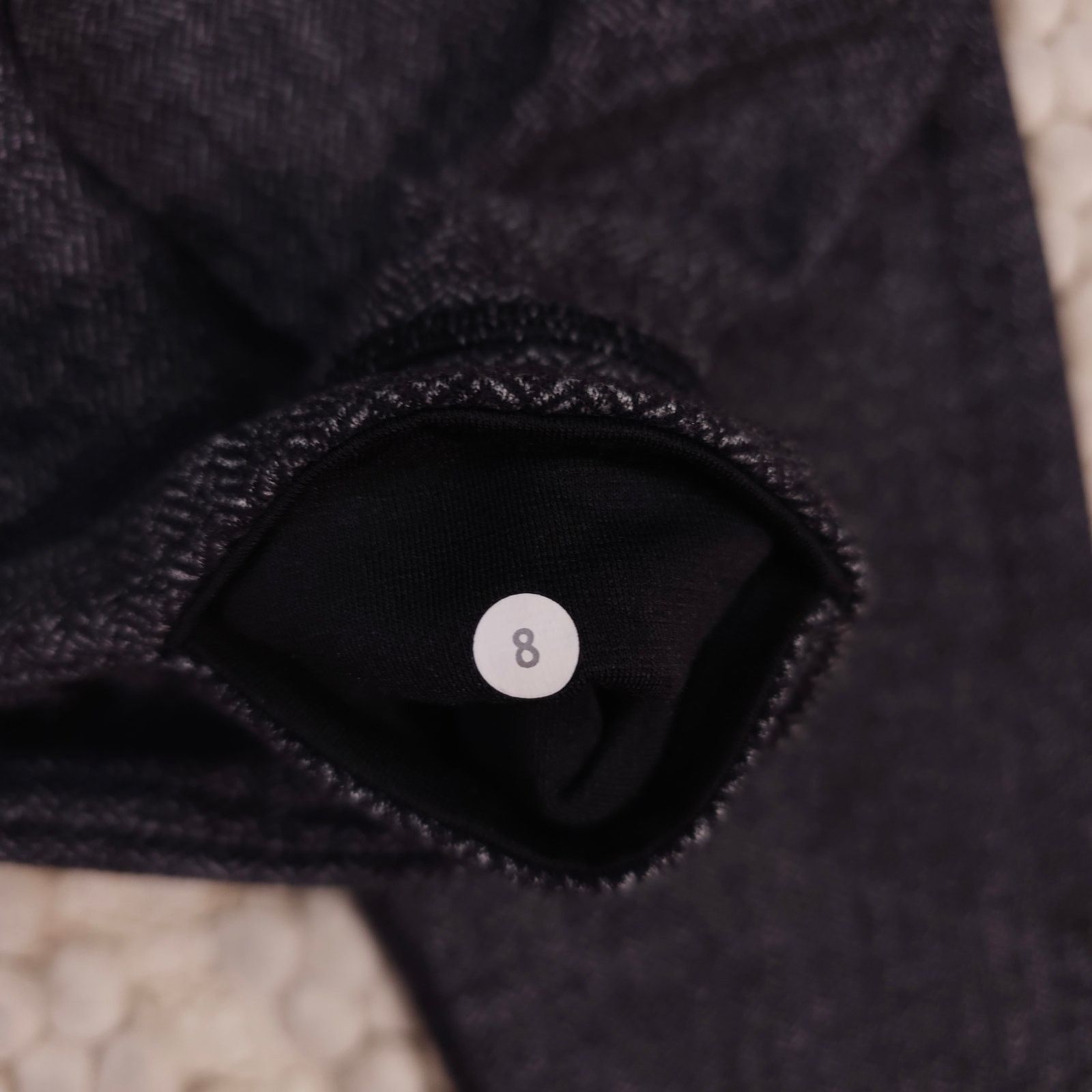 Lululemon Lululemon Wunder Under Pant Heathered Herringbone Black Sz 8 Size 30" / US 8 / IT 44 - 4 Thumbnail