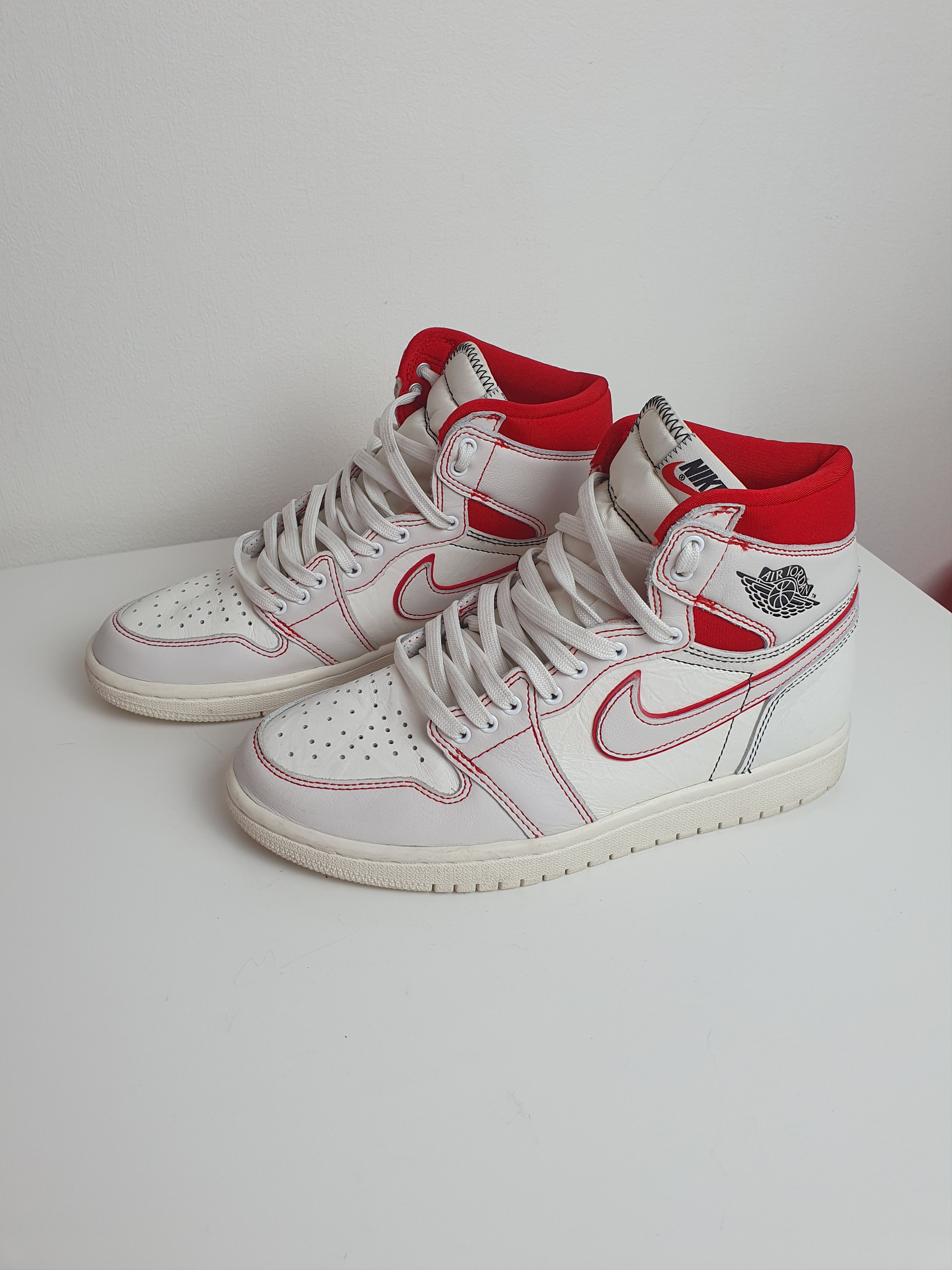 Jordan Brand × Nike Vintage Men's shoes Nike Air Jordan HIGH PHANTOM GYM RED Size US 7 / EU 40 - 3 Thumbnail