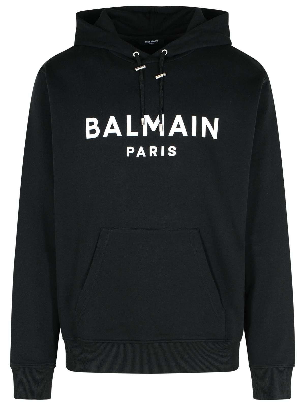 Balmain BALMAIN Black Cotton Sweatshirt Size US L / EU 52-54 / 3 - 1 Thumbnail