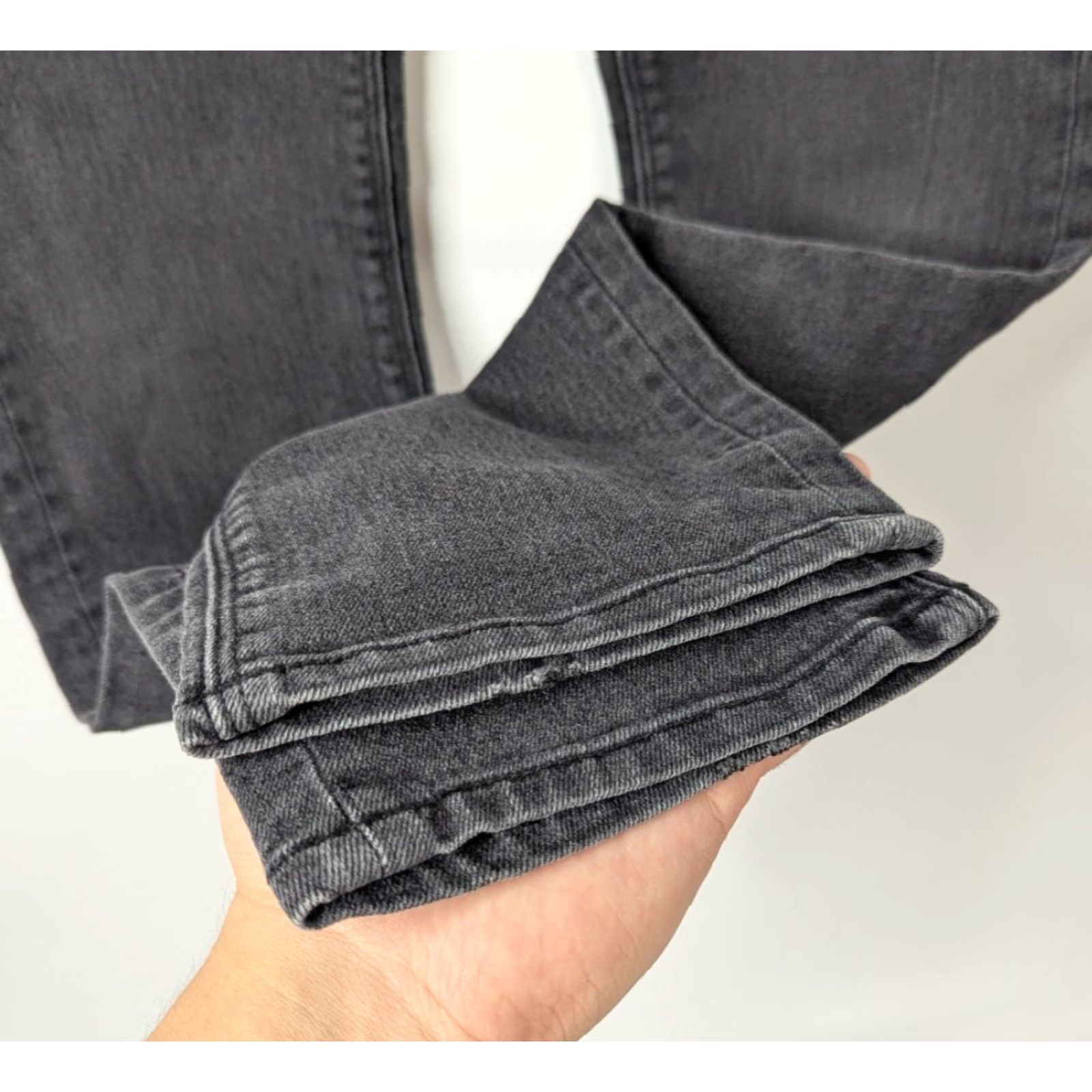 Volcom Volcom Vorta Slim Straight Jeans Womens Size 27 Stretch Black Denim Skater Size 27" / US 4 / IT 40 - 3 Thumbnail