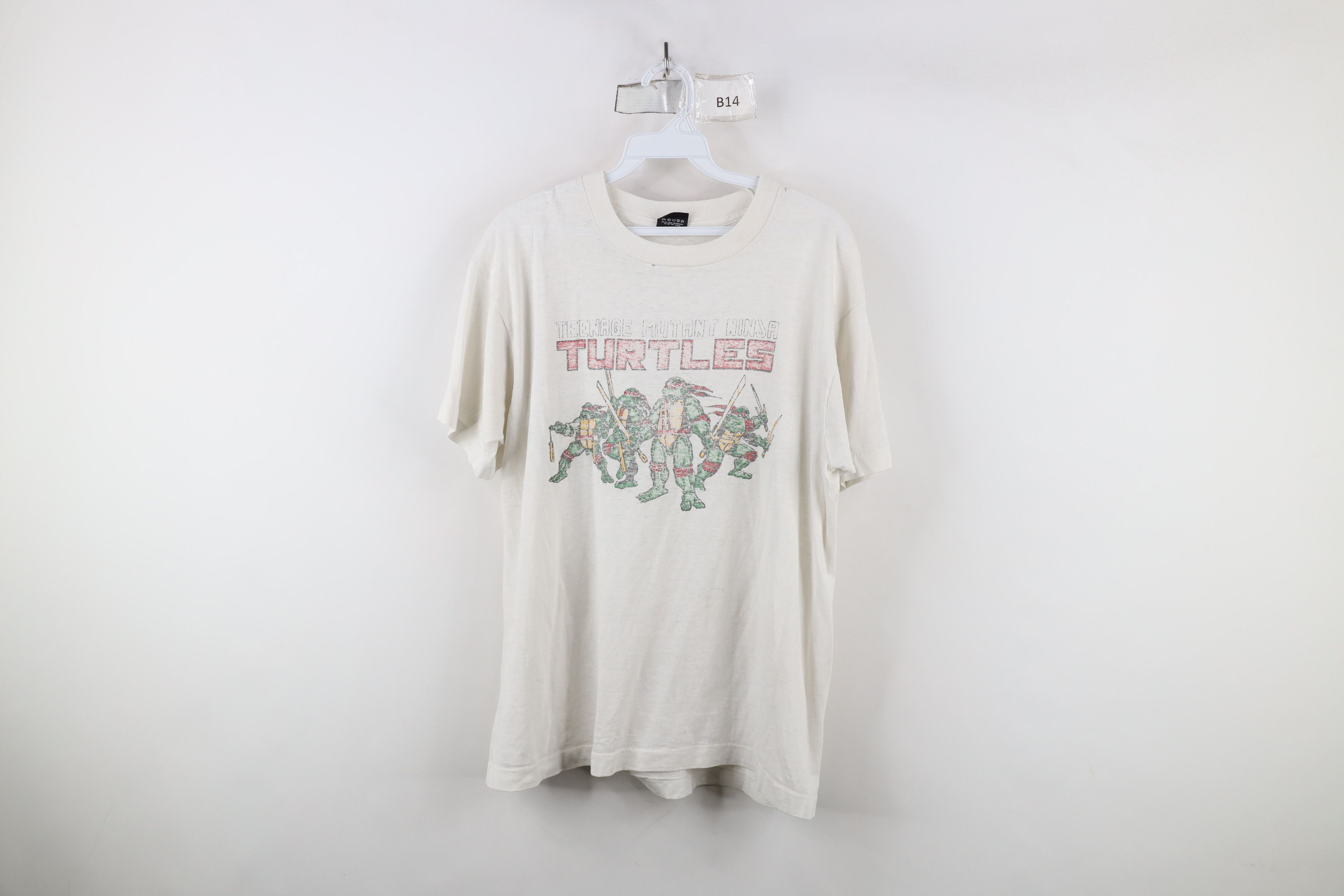 Vintage Vintage 80s 90s Teenage Mutant Ninja Turtles T-Shirt USA Size US L / EU 52-54 / 3 - 1 Thumbnail