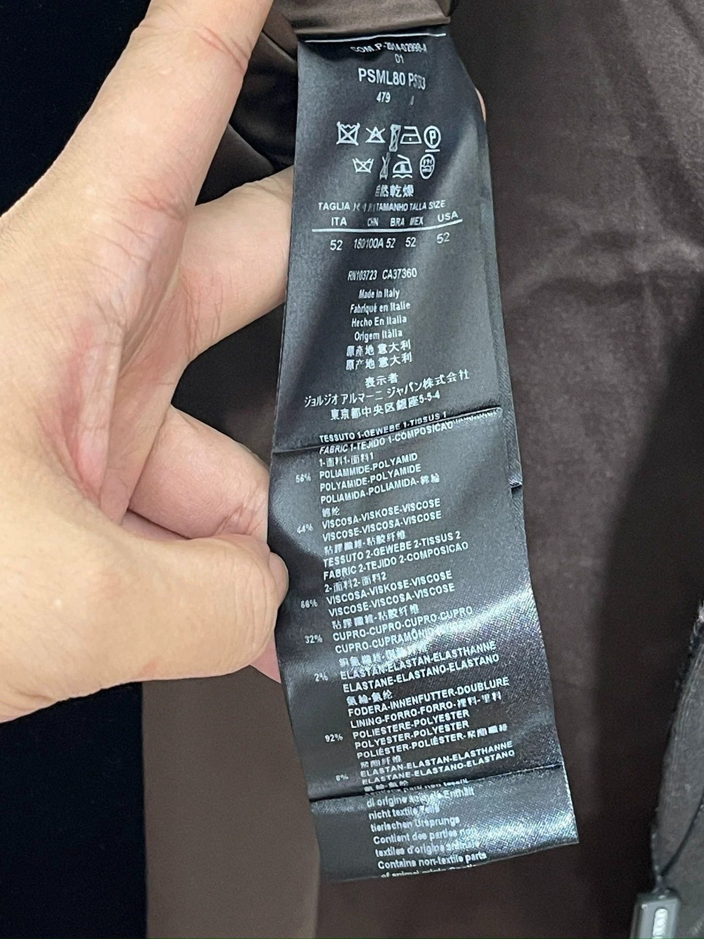 Giorgio Armani Double-Breasted Blazer with Velvet Lapel Size US XXS / EU 40 - 8 Thumbnail