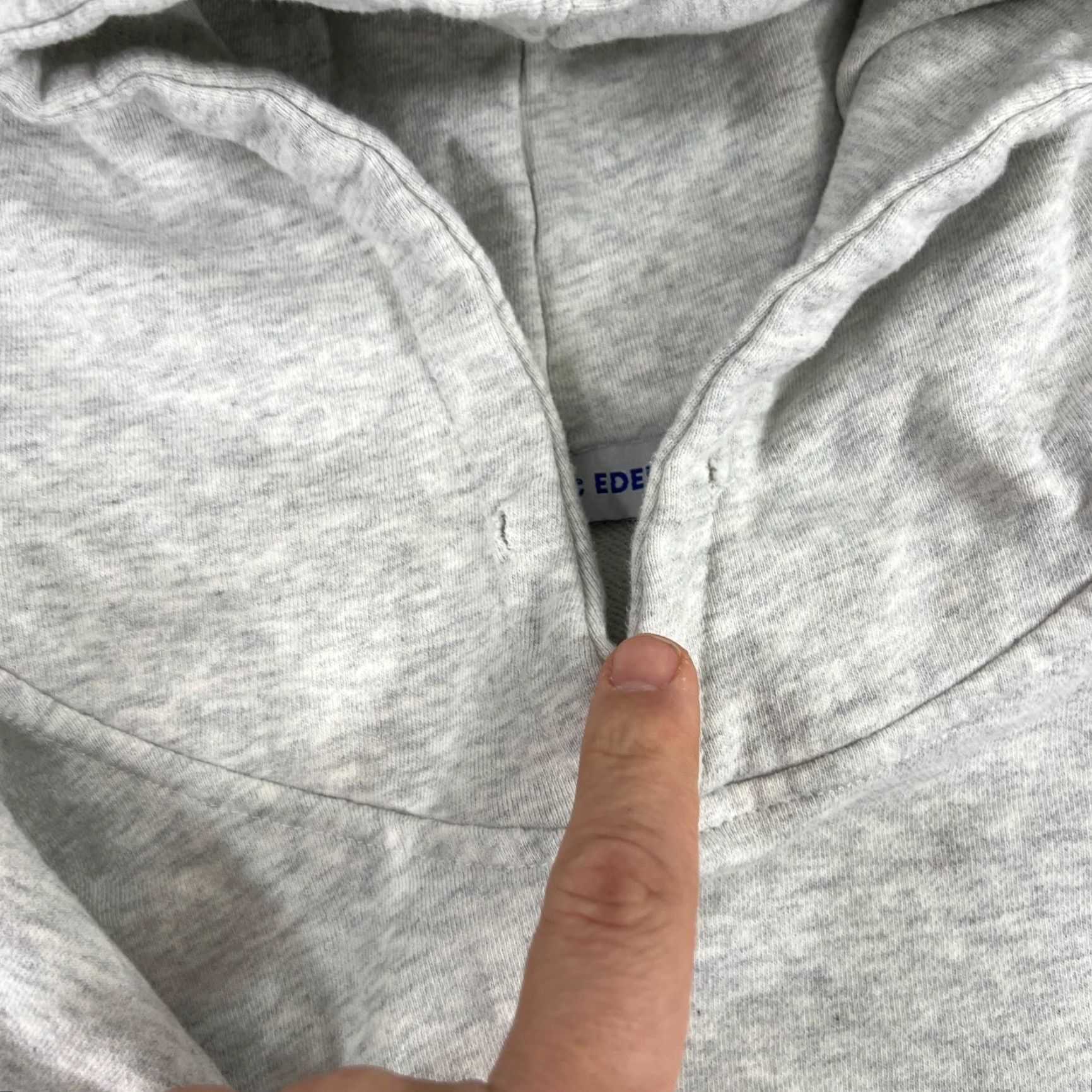 Vintage Aelfric Eden Stellaris Embroidered Stars Oversized Hoodie Grey XS Women Pullover Hooded Size XS / US 0-2 / IT 36-38 - 7 Thumbnail