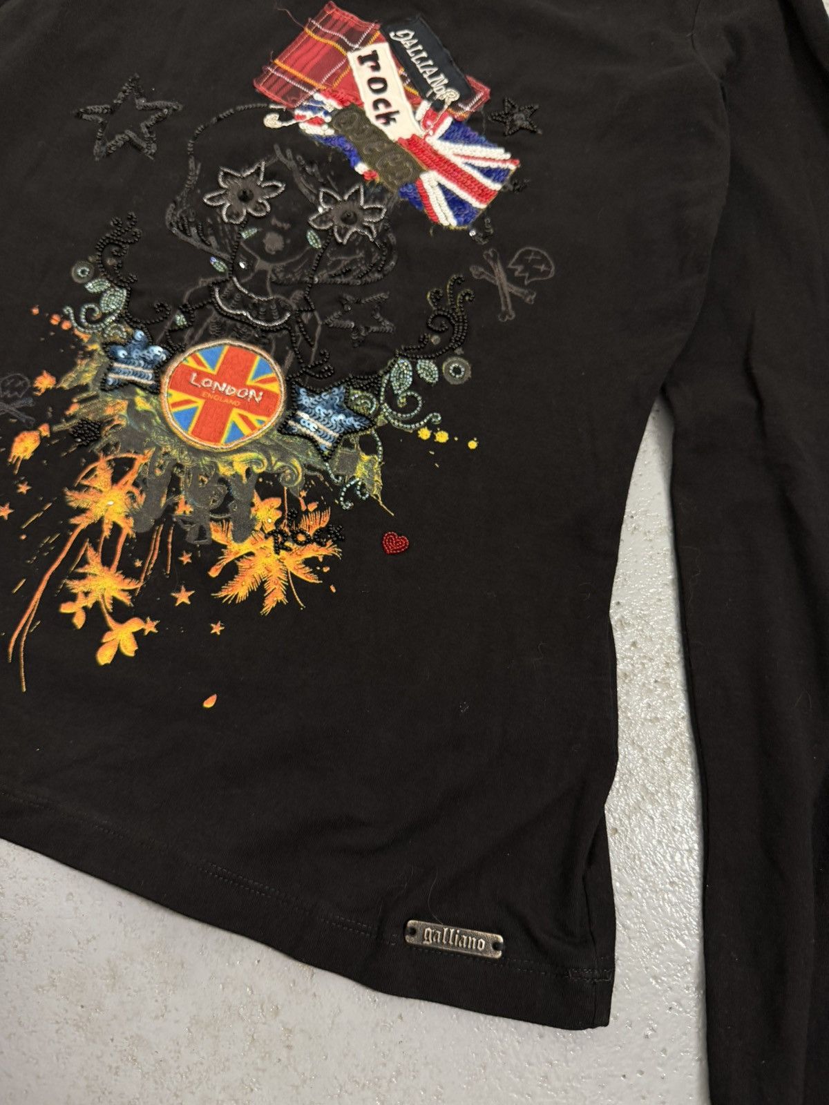 John Galliano Vintage 00s John Galliano Rock Punk UK Longsleeve Size M / US 6-8 / IT 42-44 - 7 Thumbnail
