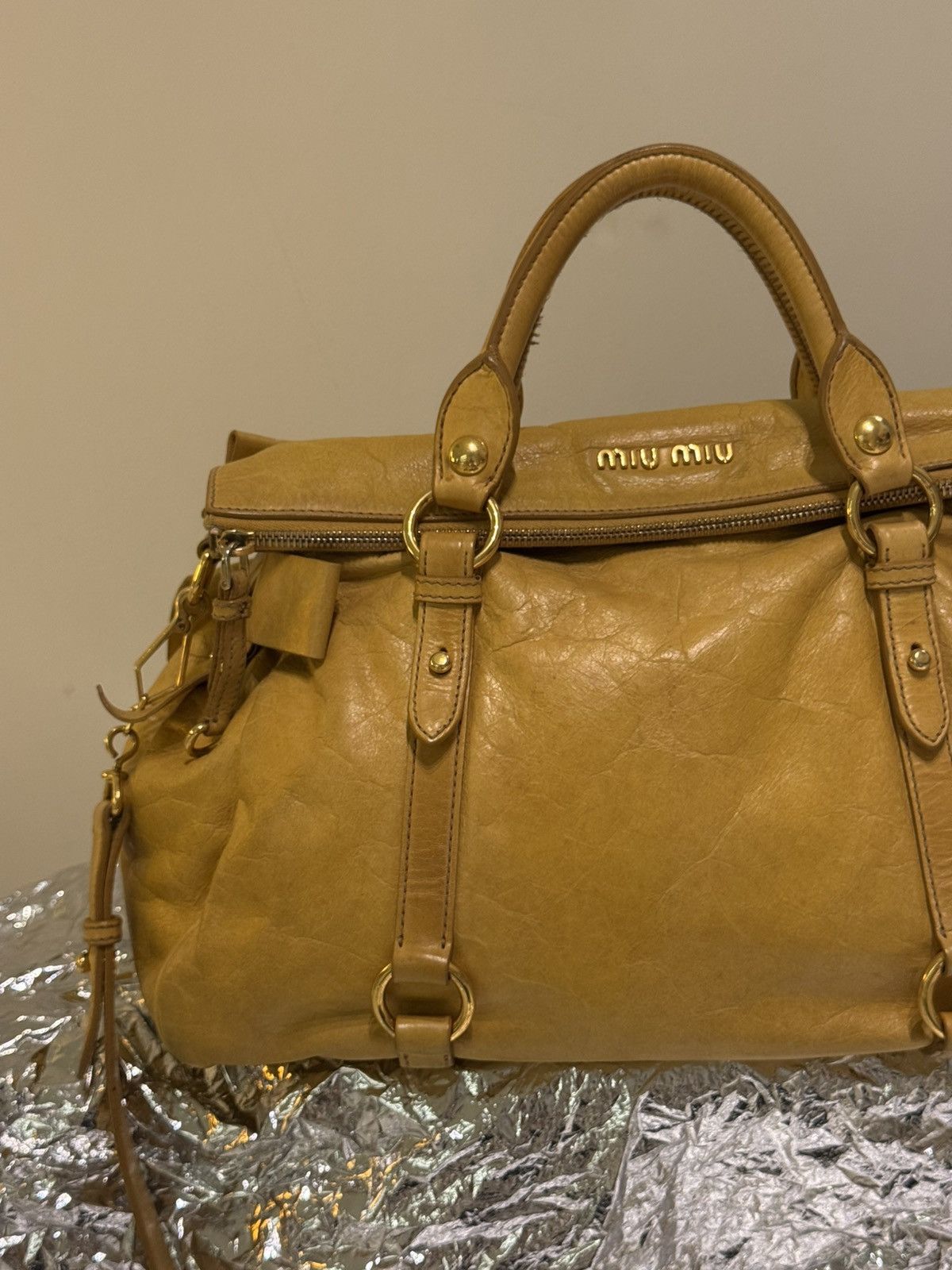 Miu Miu Miu Miu leather bow bag Size ONE SIZE - 4 Thumbnail