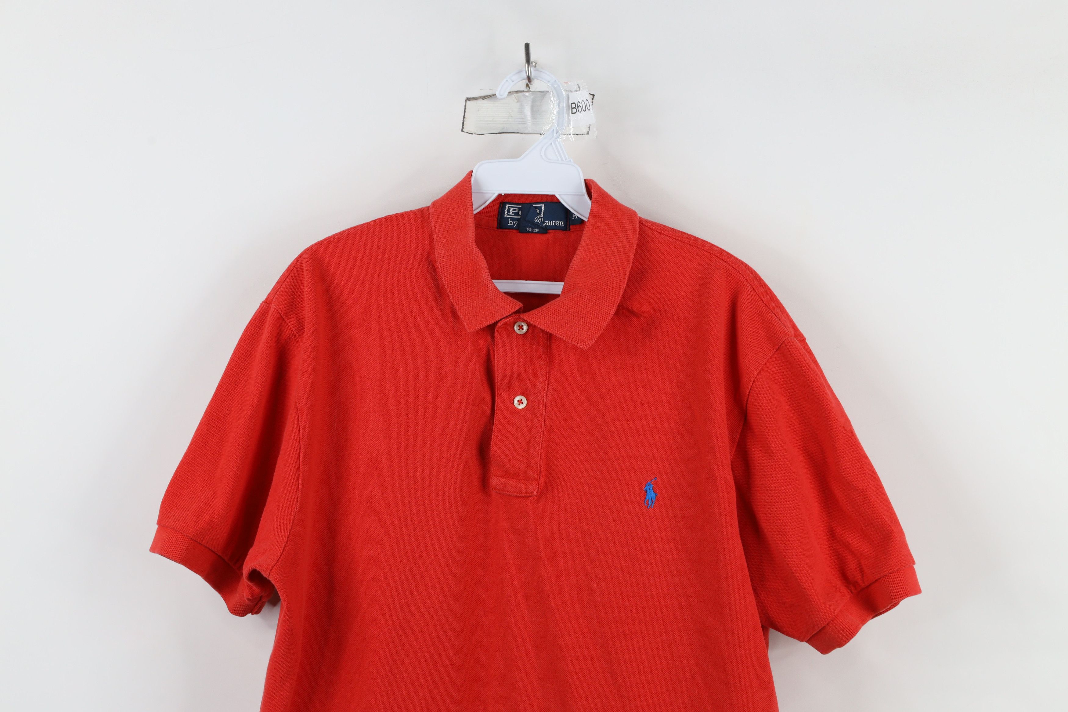 Ralph Lauren × Vintage Vintage 90s Ralph Lauren Pique Cotton Golf Polo Shirt USA Size US M / EU 48-50 / 2 - 2 Thumbnail