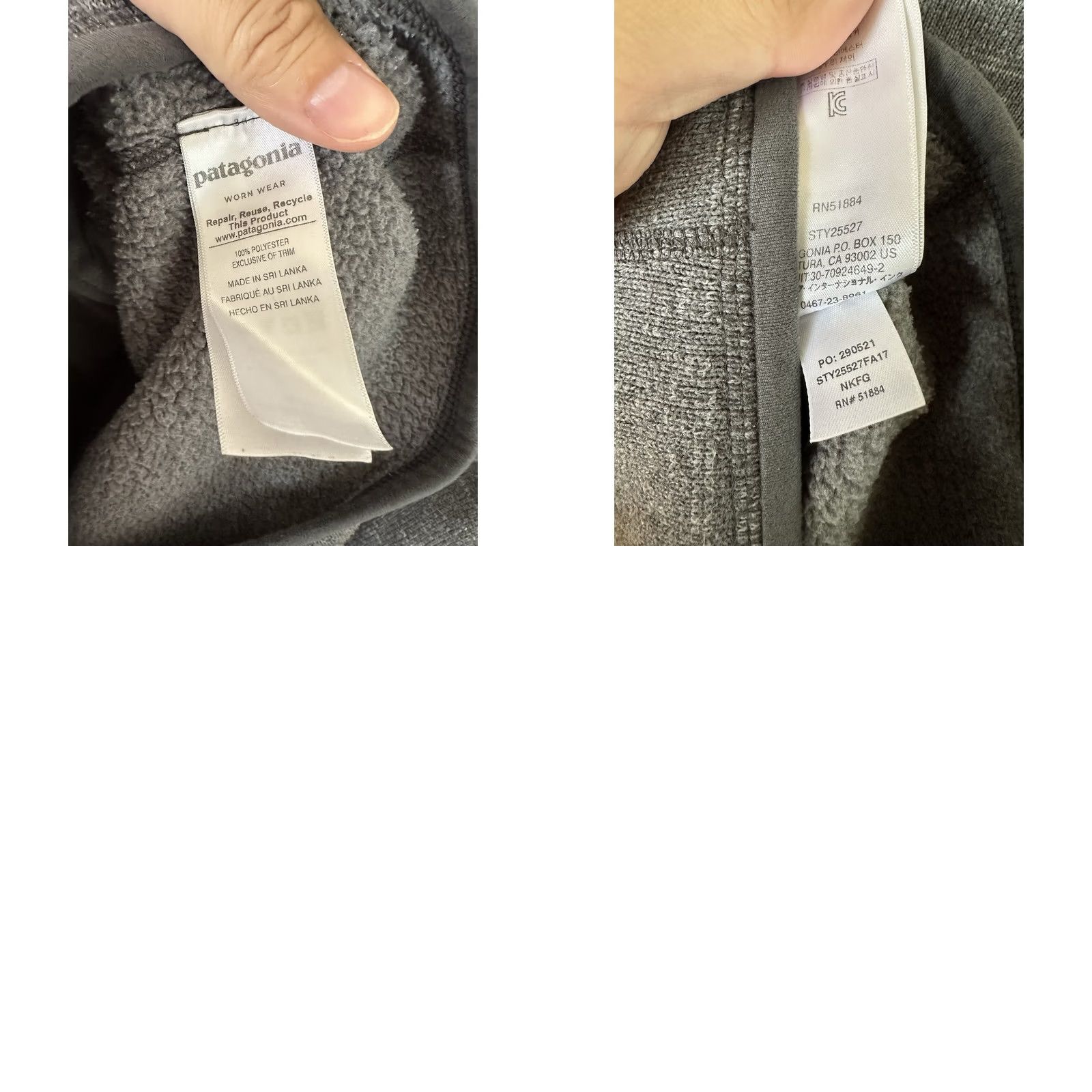 Patagonia VINTAGE Patagonia Fleece Jacket Mens Medium Gray Y2K Full Zipper Sweater USA Size US M / EU 48-50 / 2 - 8 Thumbnail