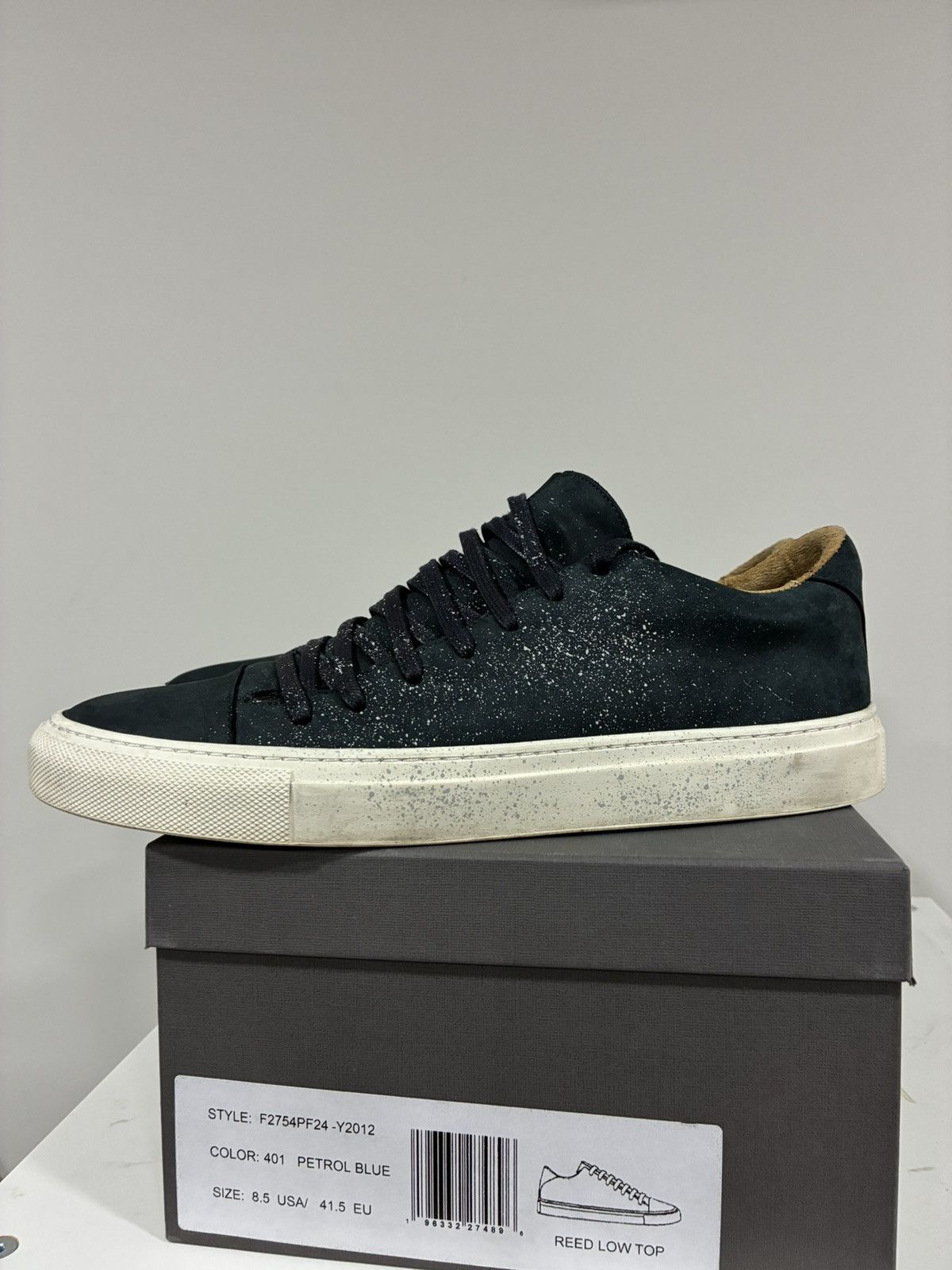John Varvatos Reed paint splatter sneaker 8.5 Size US 8.5 / EU 41-42 - 7 Thumbnail