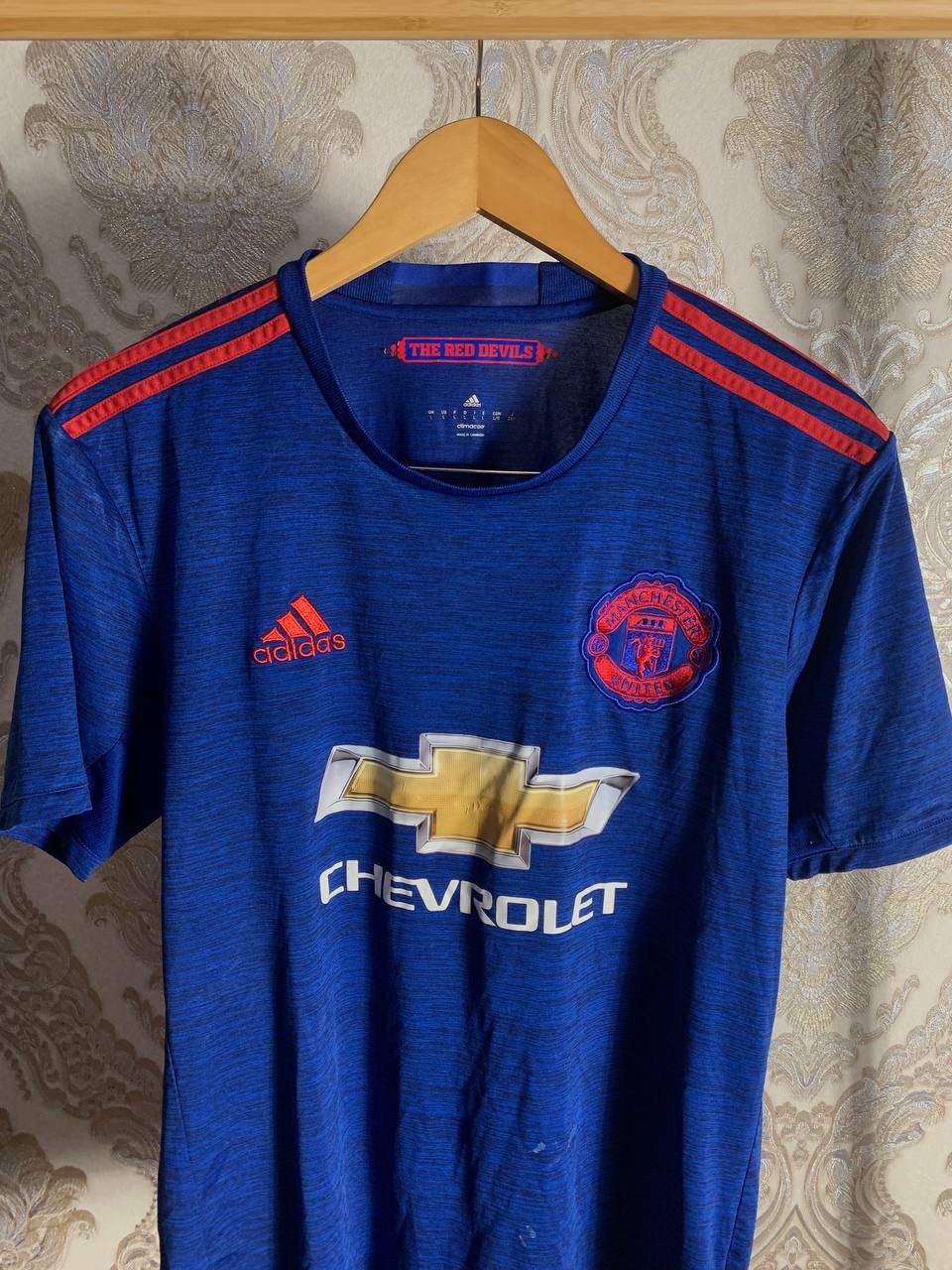 Adidas × Vintage VERY RARE ADIDAS FC MANCHESTER UNITED ENGLAND SOCCER JERSEY Size US L / EU 52-54 / 3 - 2 Thumbnail