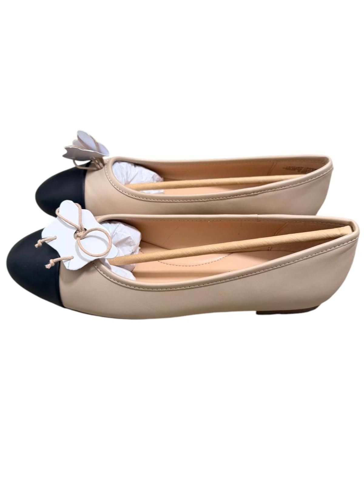 Other Talbots Ansly Ballet Flats – Rattan/Black – Size 6.5M Size US 6.5 / IT 36.5 - 1 Thumbnail
