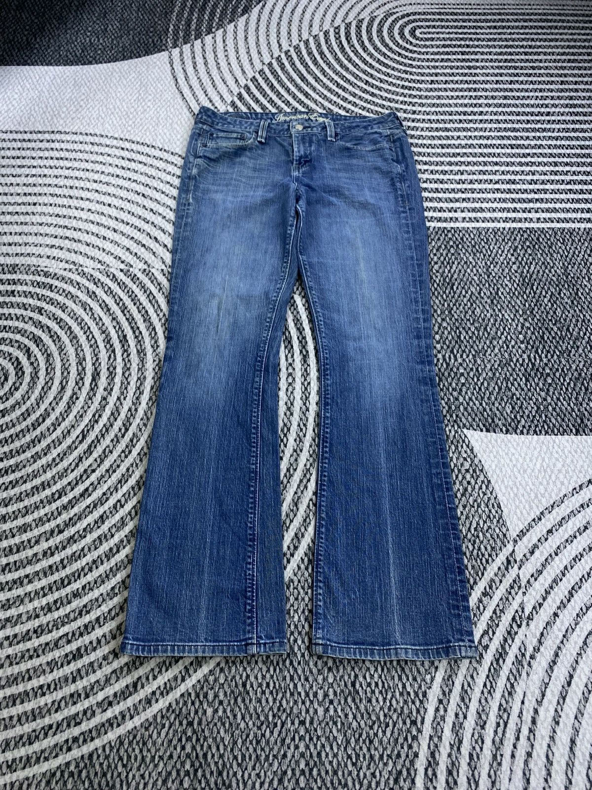 American Eagle Outfitters Vtg American Eagle Denim Blue Bootcut Jeans Size 33" - 1 Thumbnail