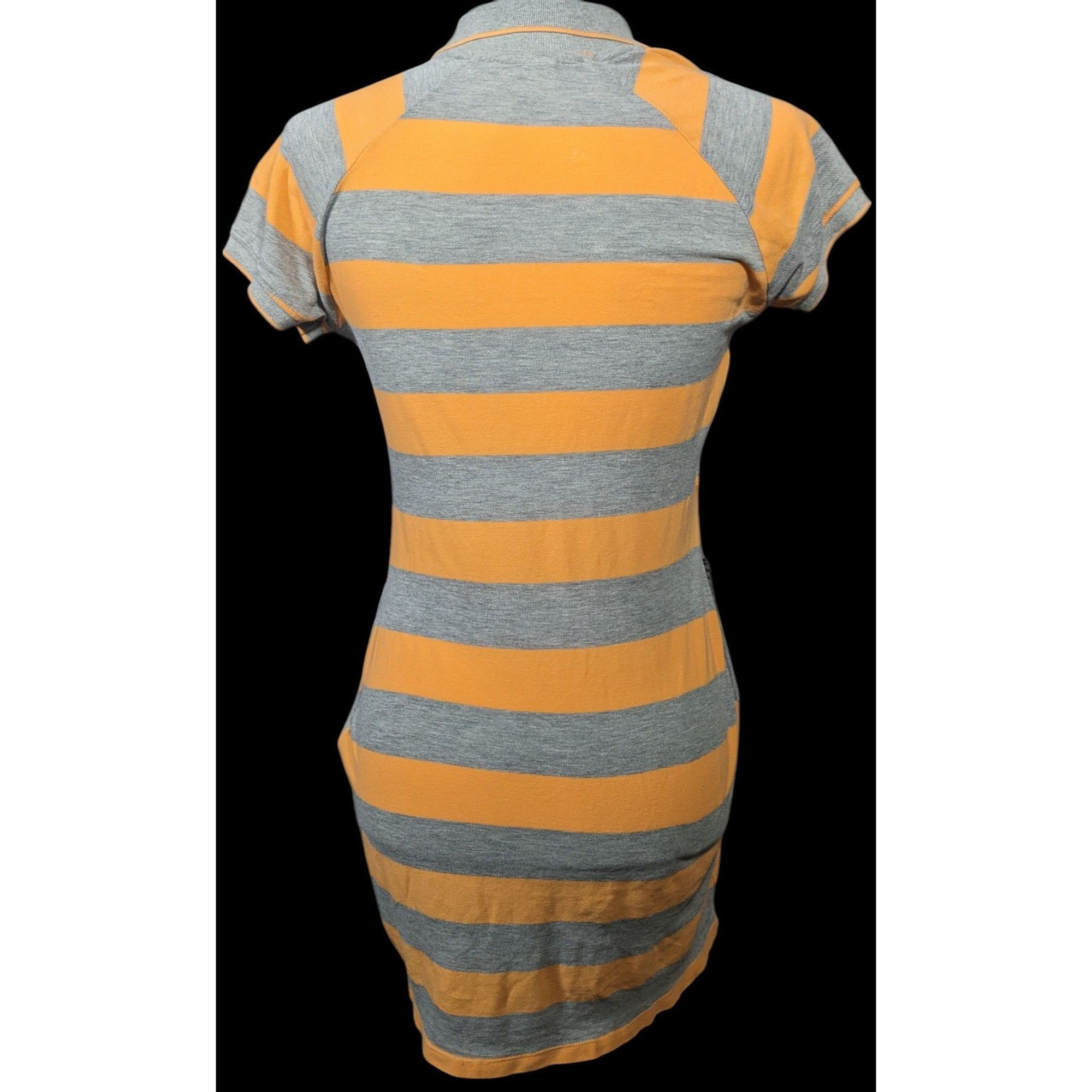 Disney Kook N Keech For Disney Grey And Orange Striped Casual Dress Size S / US 4 / IT 40 - 2 Thumbnail
