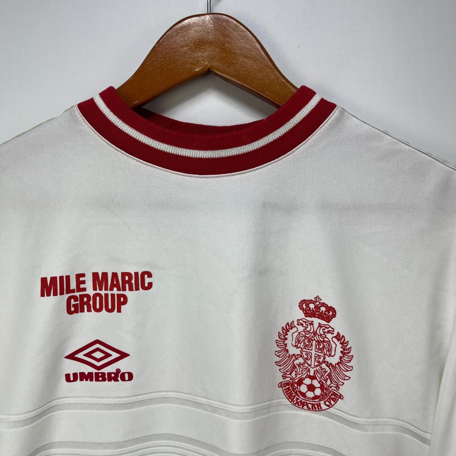 Umbro Vintage 90s Umbro Serbia Football Soccer Jersey Large Size ONE SIZE - 3 Thumbnail