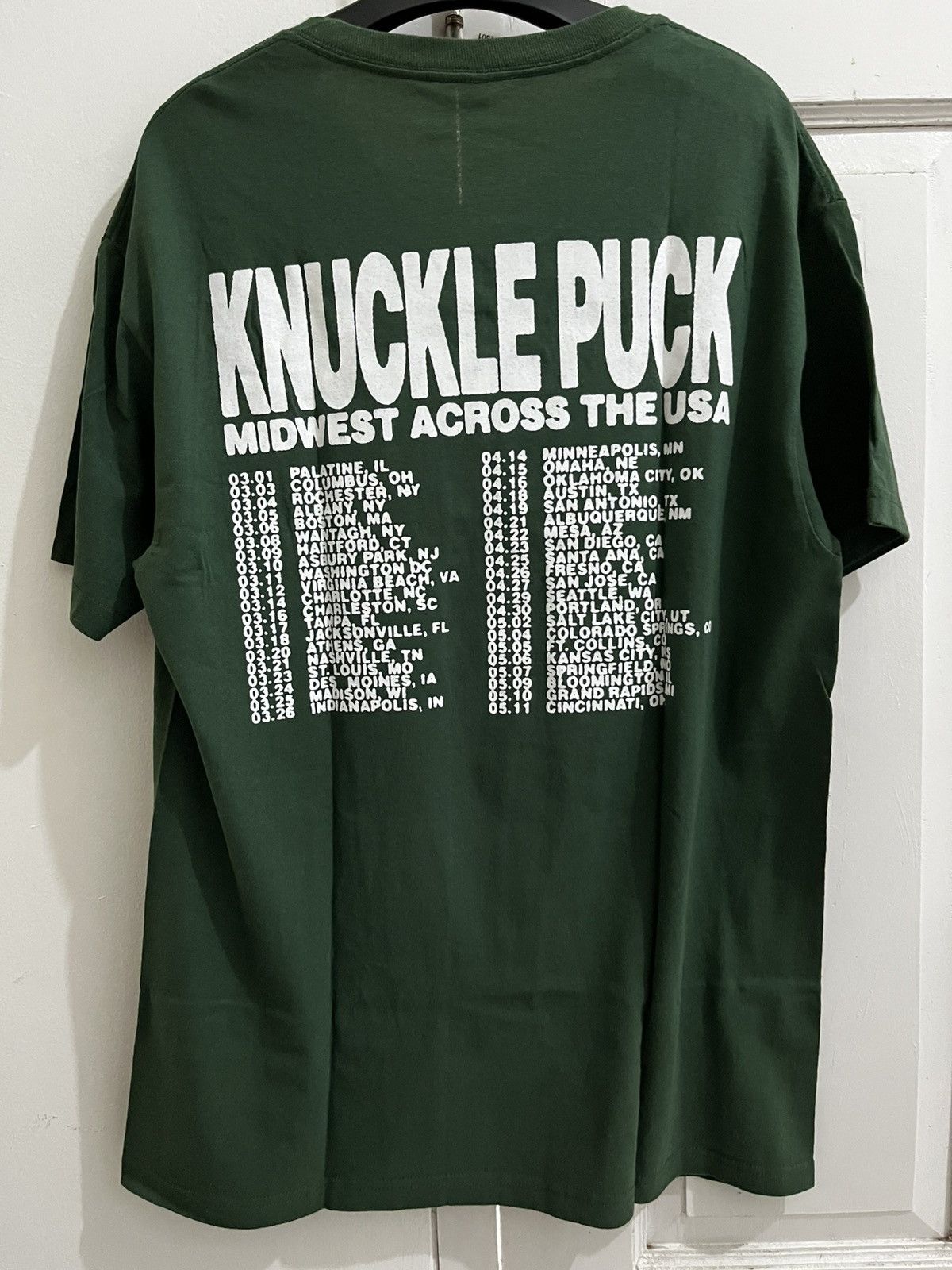 Band Tees KNUCKLE PUCK TOUR TSHIRT Size US L / EU 52-54 / 3 - 5 Thumbnail