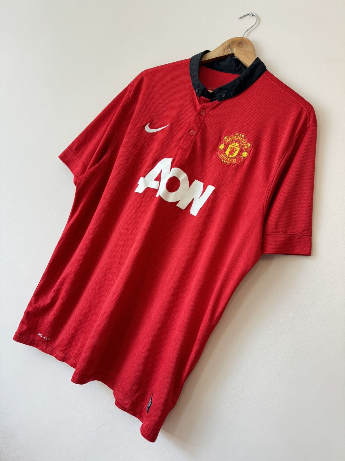Nike Manchester United 2014-2015 Home Soccer Jersey Shirt Kit Size US XXL / EU 58 / 5 - 4 Thumbnail