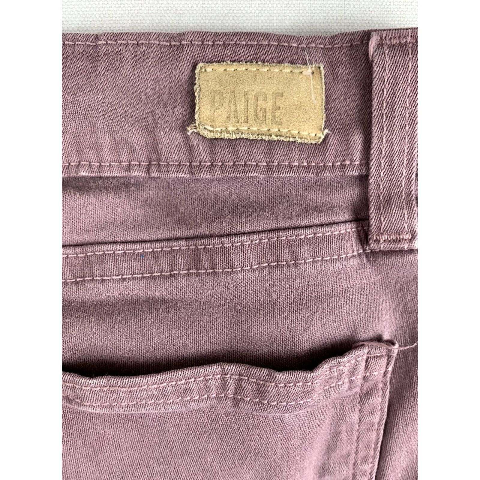 Paige Paige Womens Verdugo Skinny Jeans Purple Size 27 26x29 Size 27" / US 4 / IT 40 - 7 Thumbnail