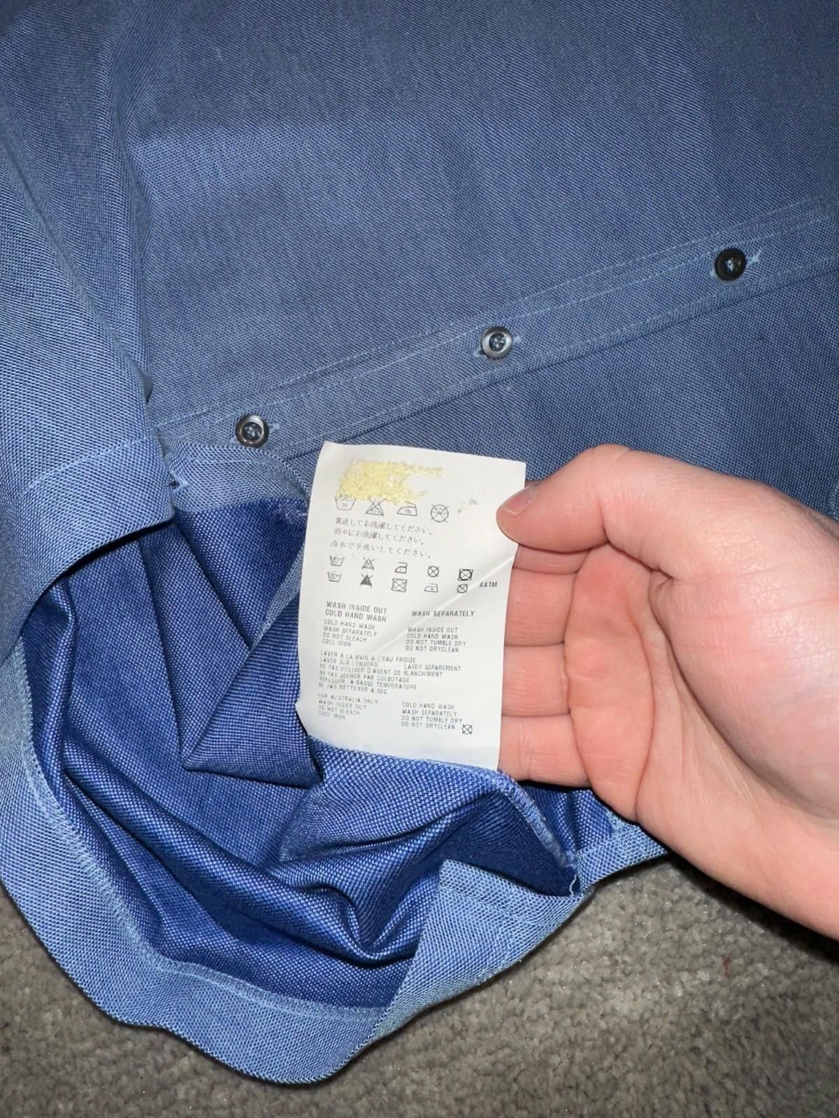 Prada Prada Milano Short Shirt Blue Sz XL Size US XL / EU 56 / 4 - 8 Thumbnail