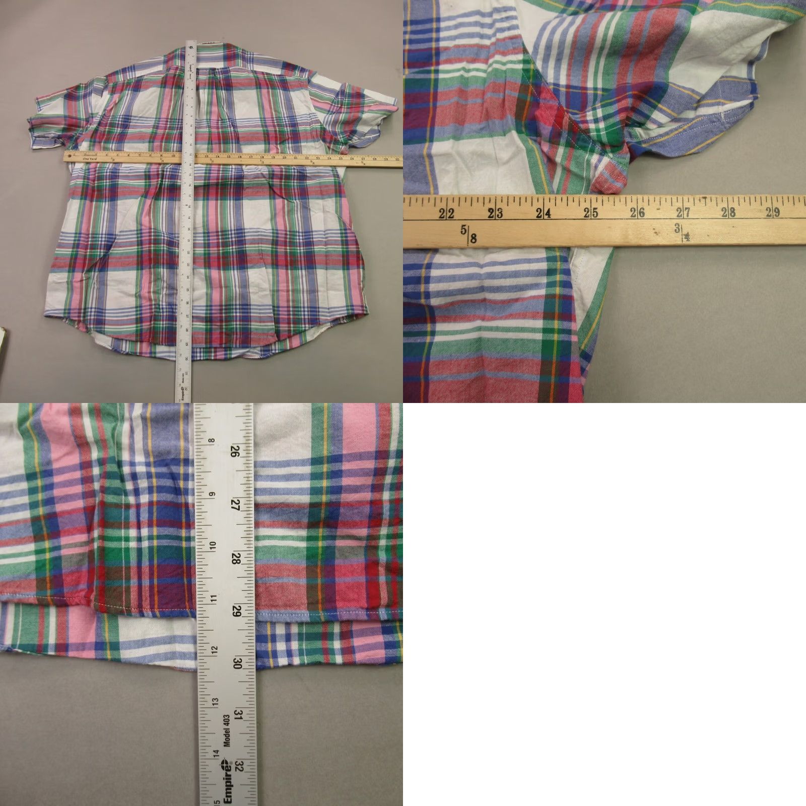 Ralph Lauren Ralph Lauren Shirt Mens XL Short Sleeve Button-Up Lightweight Plaid Color Multicolor Casual Workwear Regular Fit Button-Down Collar 1/4 2004 Size US XL / EU 56 / 4 - 8 Thumbnail