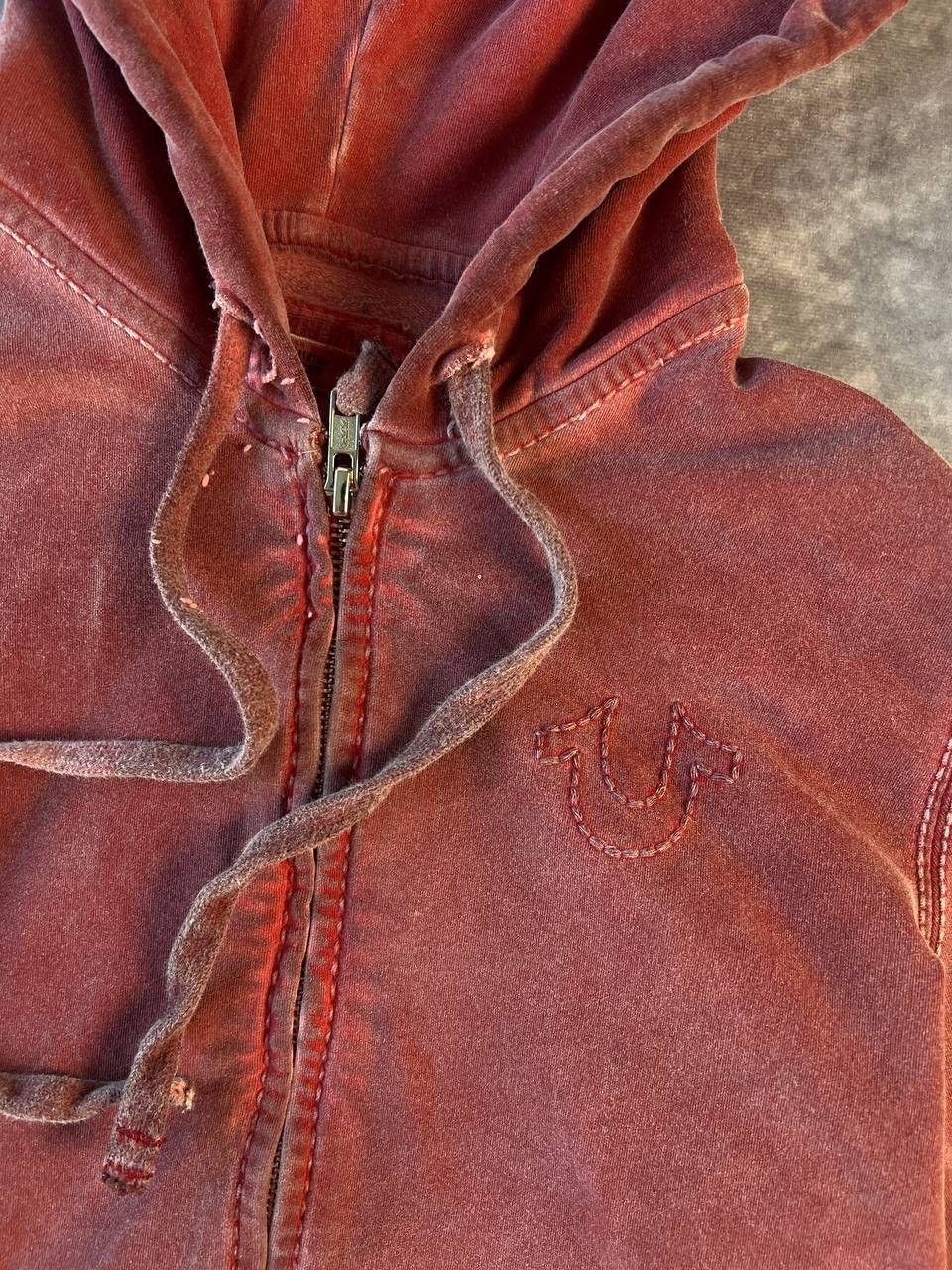True Religion Y2K TRUE RELIGION ZIP HOODIE L Size USA Size L / US 10 / IT 46 - 3 Thumbnail