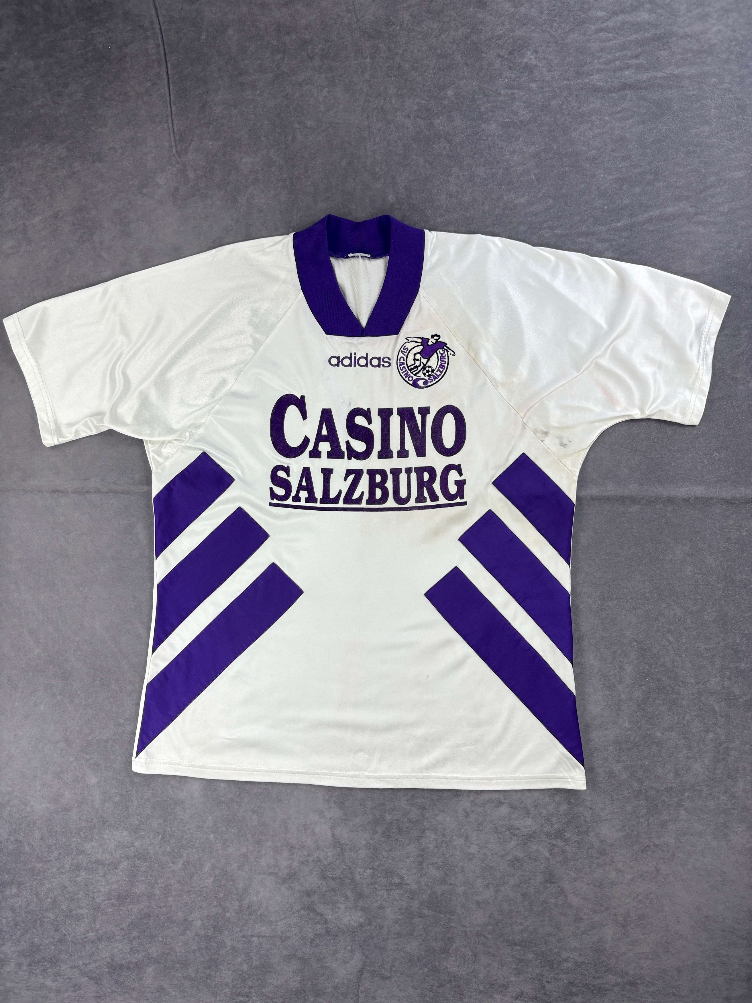 Adidas Casino Salzburg 1995-96 Adidas away football jersey size L Size US L / EU 52-54 / 3 - 1 Thumbnail