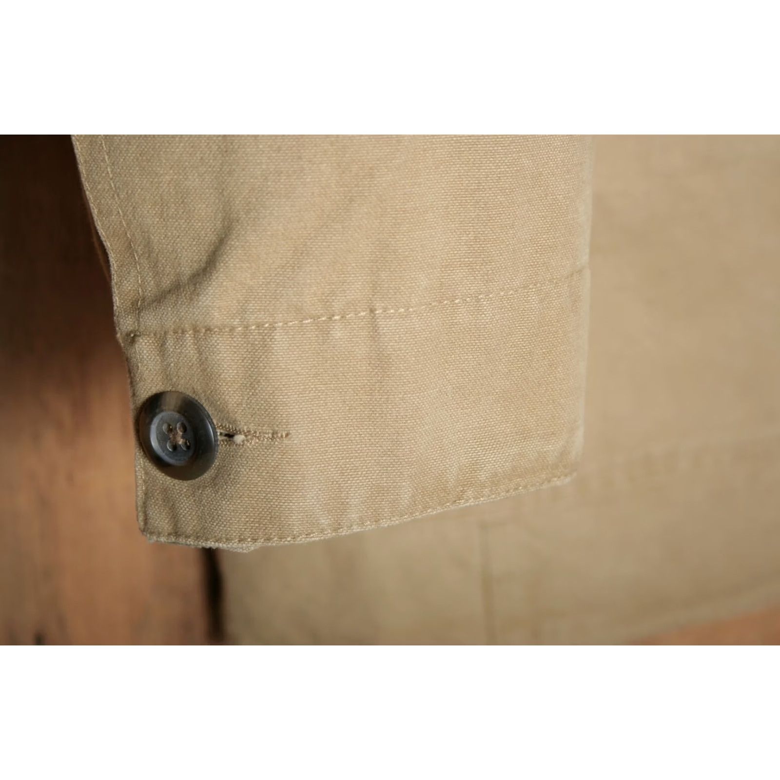 Gap GAP Tan Canvas Quilt Lined Chore Coat Men's L Corduroy Collar Barn Coat Size US L / EU 52-54 / 3 - 7 Thumbnail