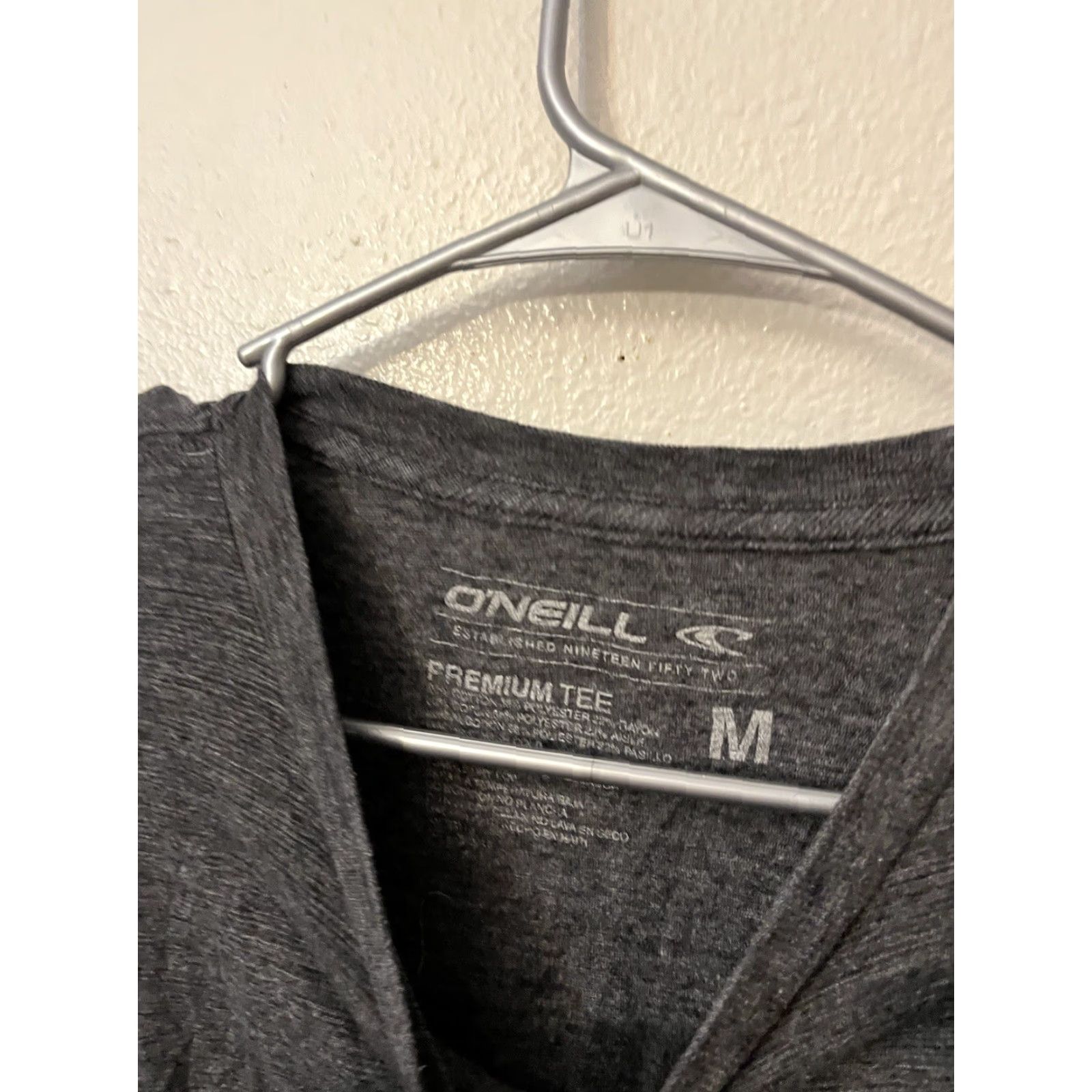 O'Neill O'Neill Graphic Tee Men's M Short Sleeve Crew Neck Gray Logo T-Shirt Regular Fit Size US M / EU 48-50 / 2 - 2 Thumbnail