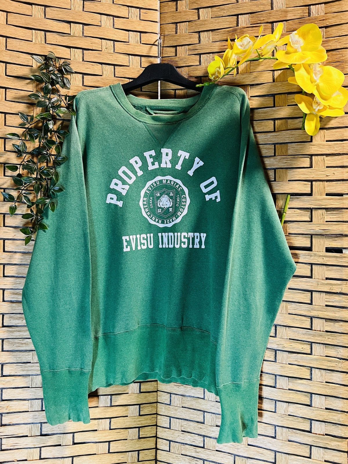 Evisu Vintage Evisu Sweatshirt Size US L / EU 52-54 / 3 - 1 Thumbnail