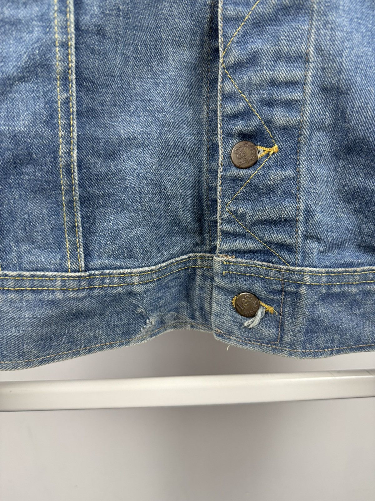 Lee Vintage Lee Made in USA Sanforized Denim Trucker Jacket Size US L / EU 52-54 / 3 - 5 Thumbnail
