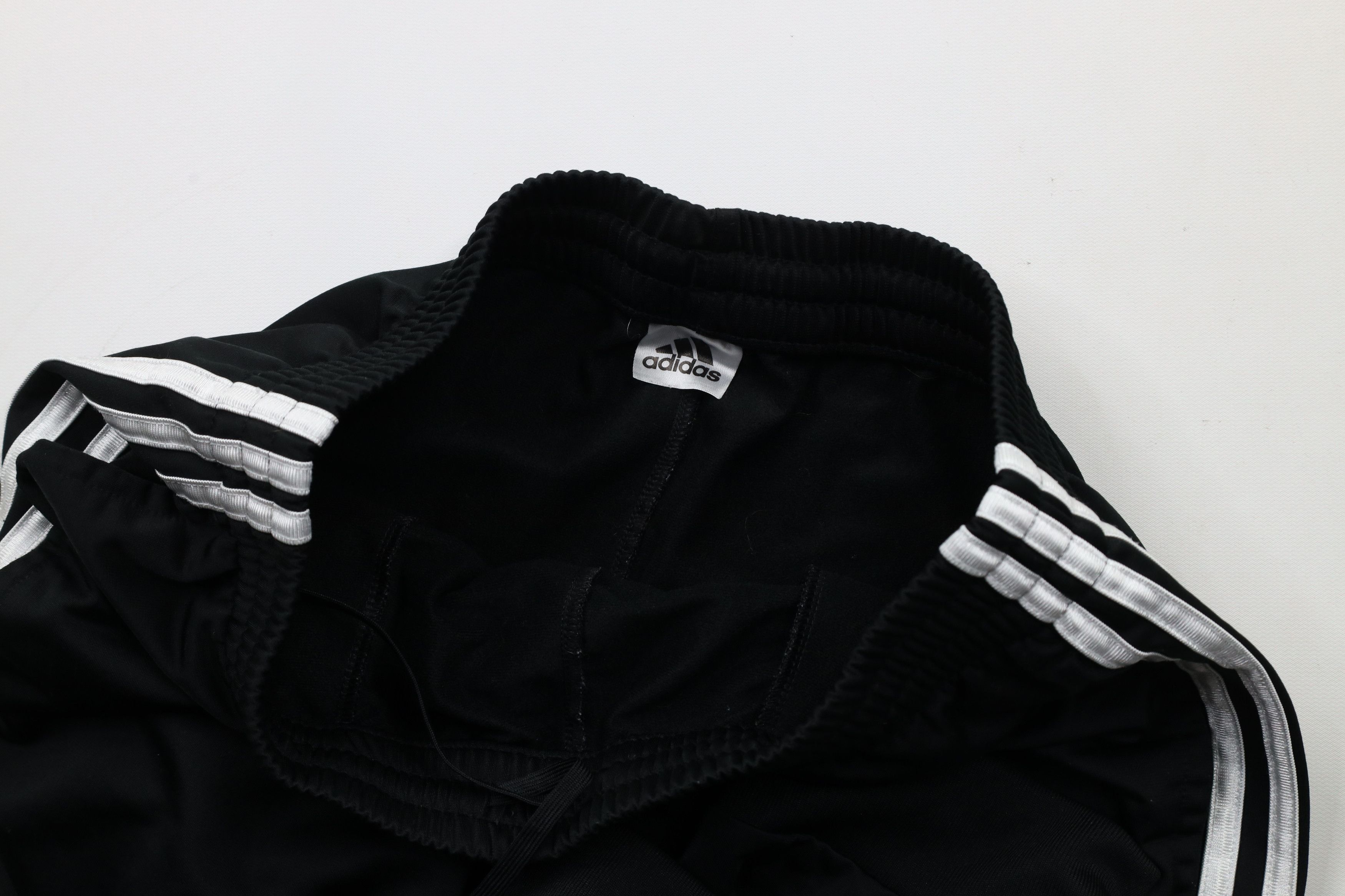 Adidas × Vintage Vintage Adidas Striped Cuffed Sweatpants Joggers Pants Black Size US 32 / EU 48 - 8 Thumbnail
