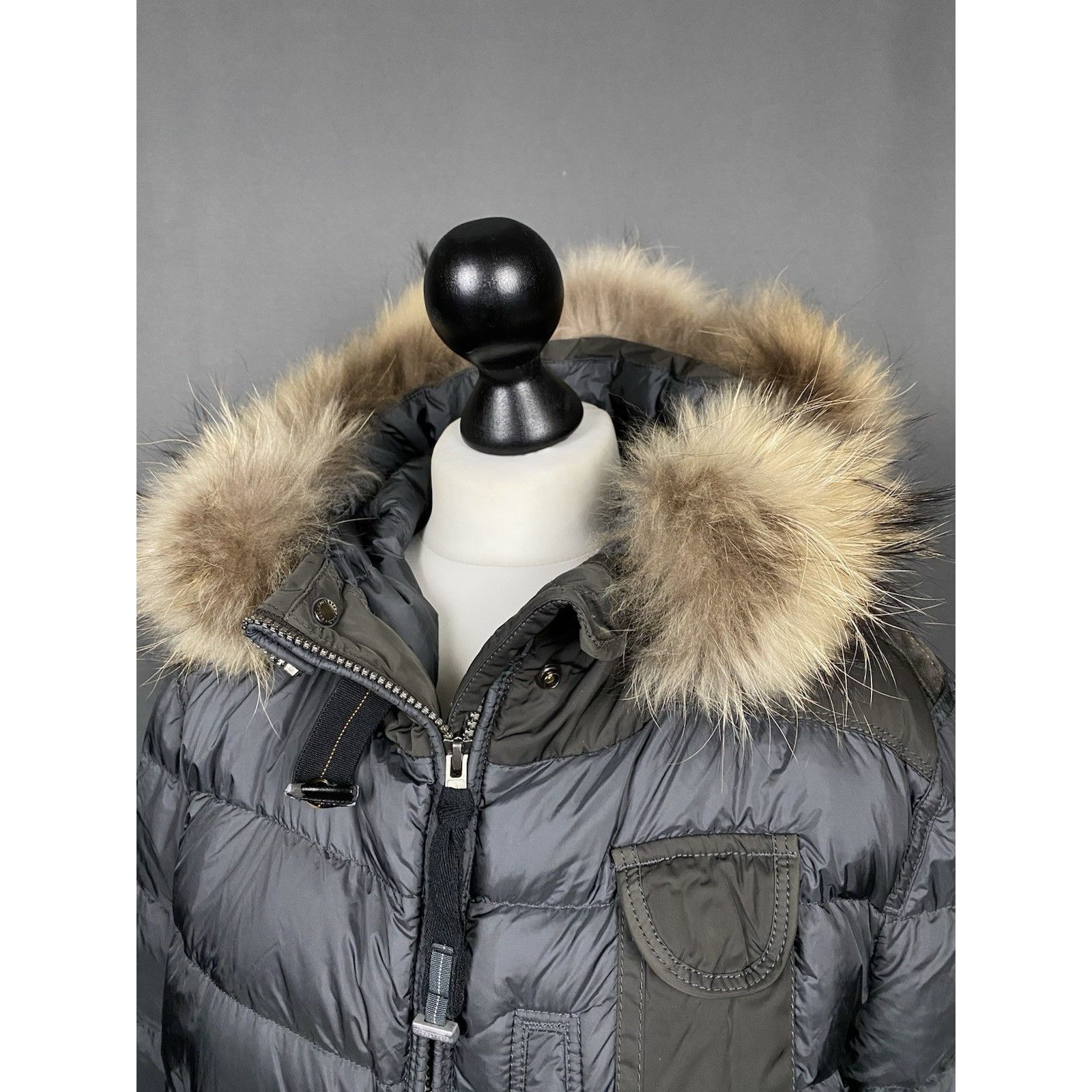 Parajumpers £700 RRP Parajumpers Skimaster Women's Gray Down Insulated P Size XL / US 12-14 / IT 48-50 - 6 Thumbnail
