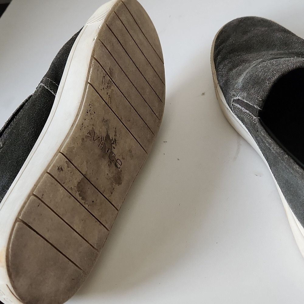 Vince VINCE | Barron Slip-On Sneakers Olive Green Suede Mens Sz 9 Size US 9.5 / EU 42-43 - 6 Thumbnail