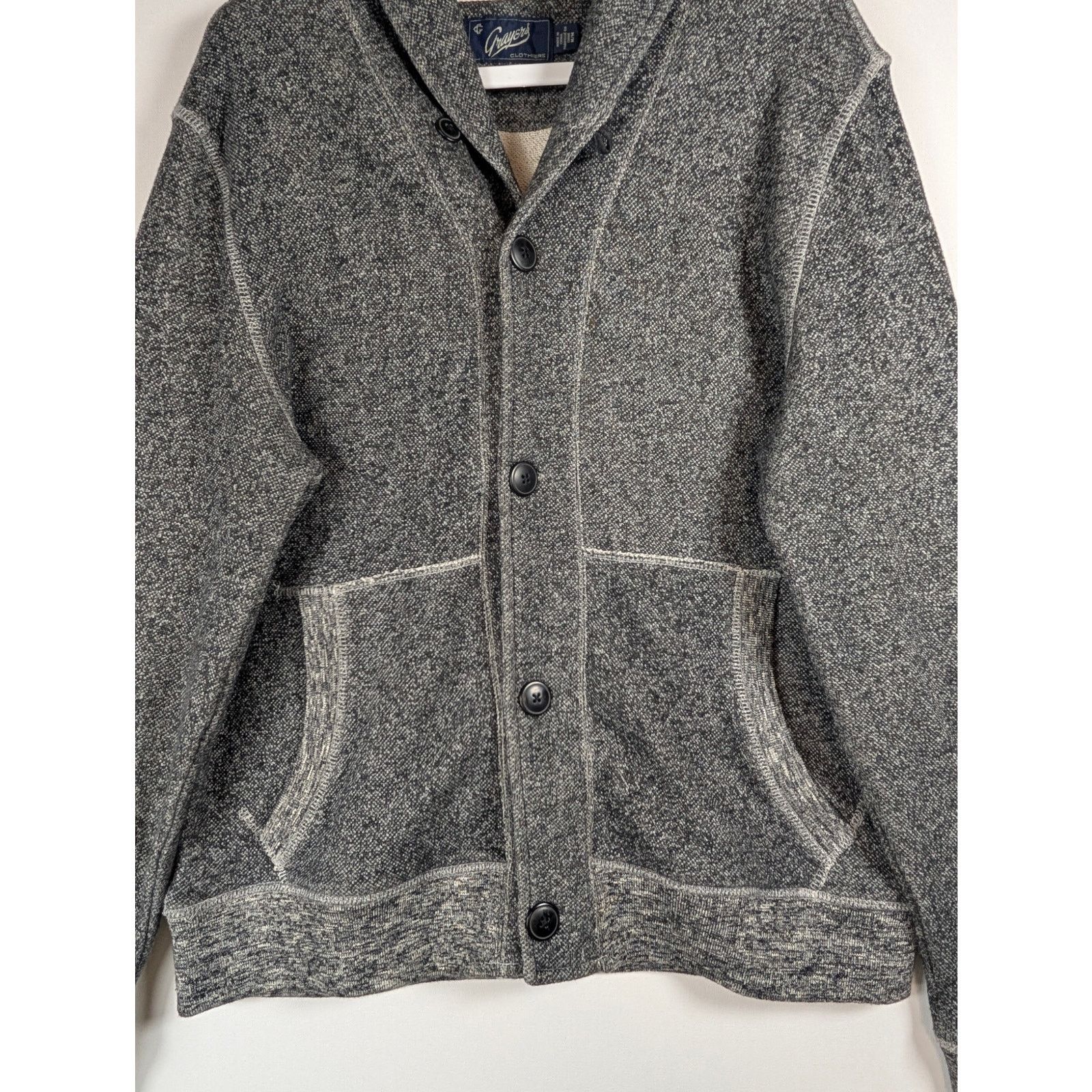 Grayers Grayers Avalon Shawl Cardigan Navy Marl Men’s Size Medium M Size US M / EU 48-50 / 2 - 3 Thumbnail